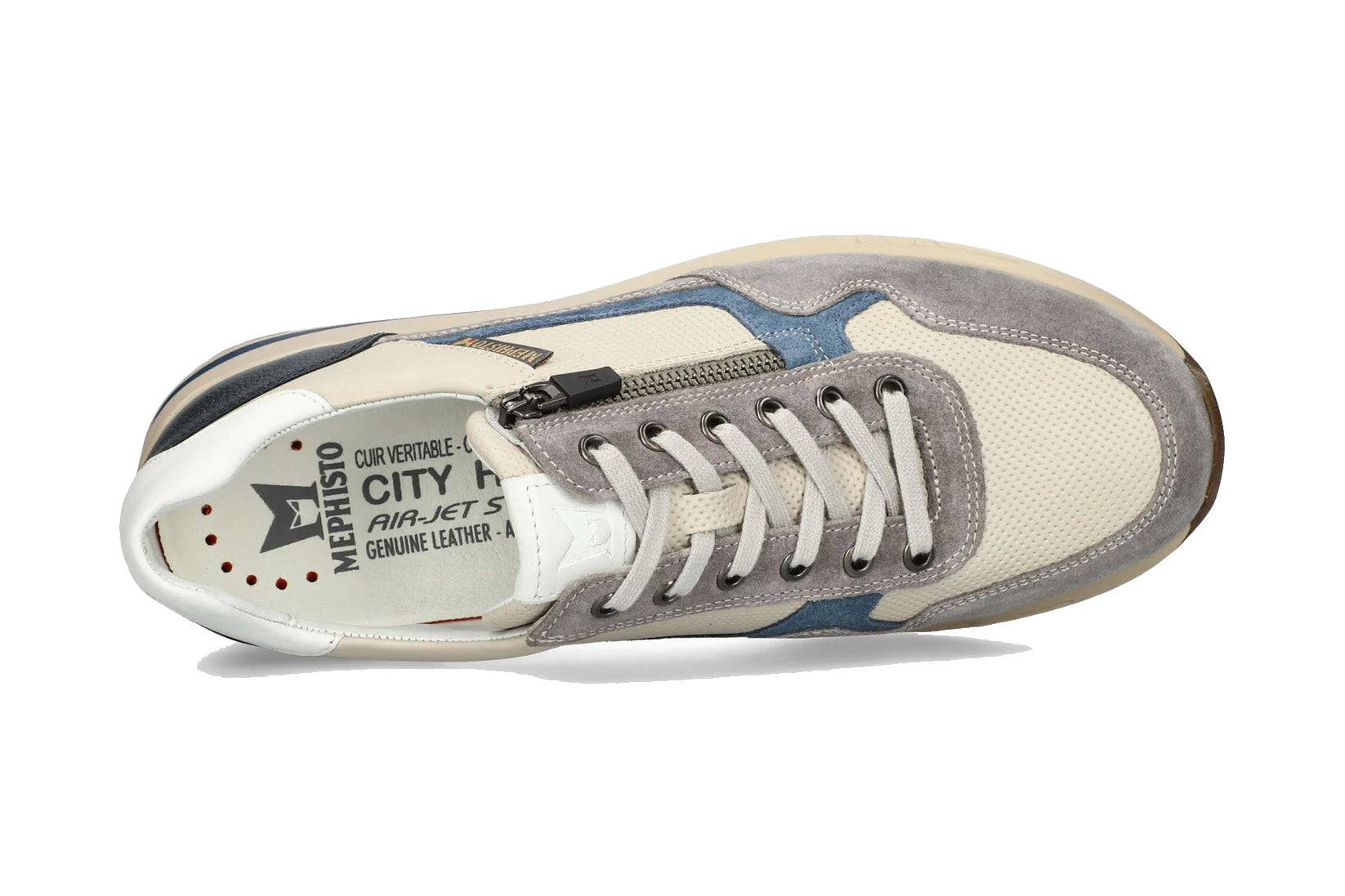 'Bradley' zapatos con cordones para hombre - gris