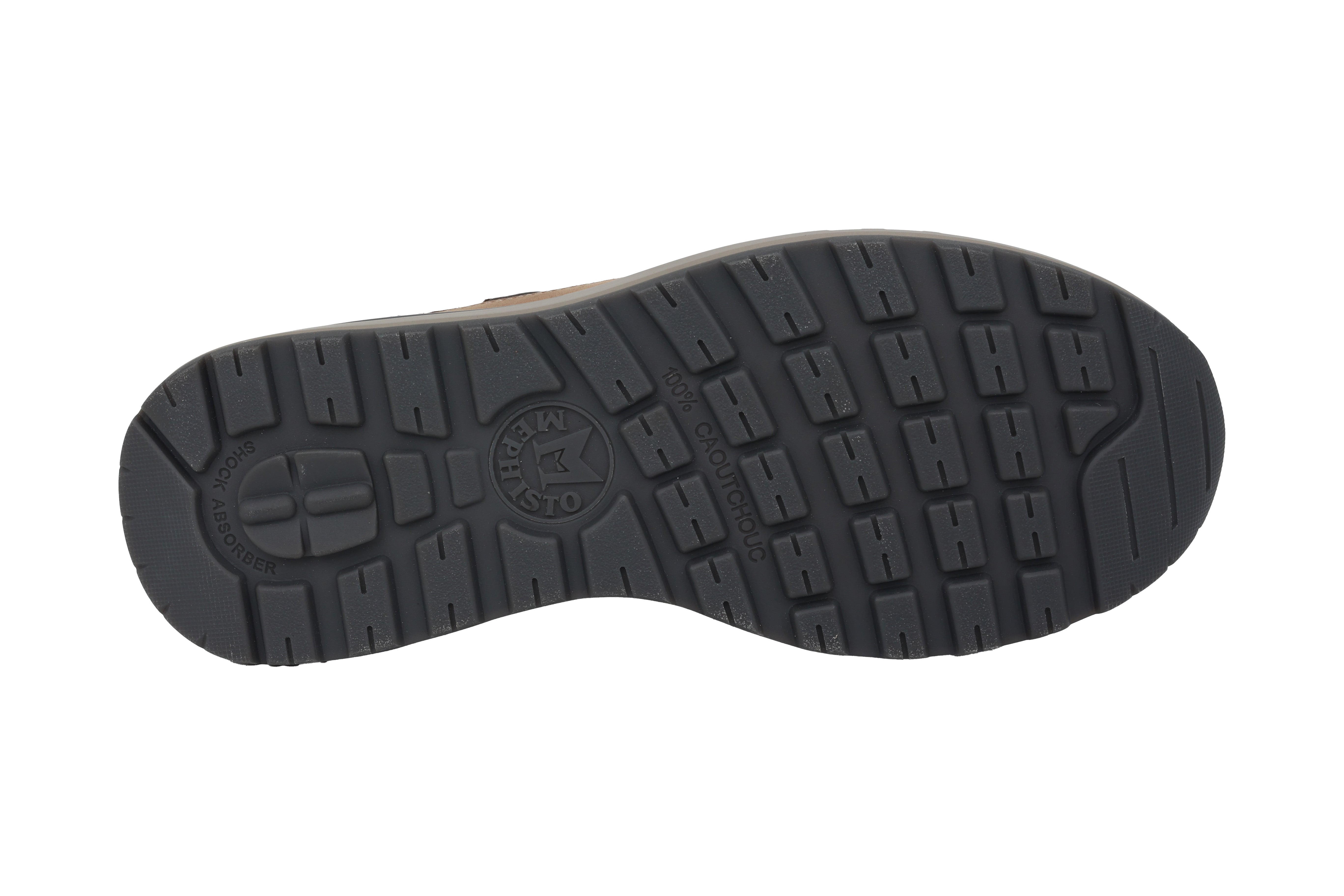 Męskie tenisówki zapinane na zamek i koronkę, model 'Bradley' - mieszanka brązowo-czarna