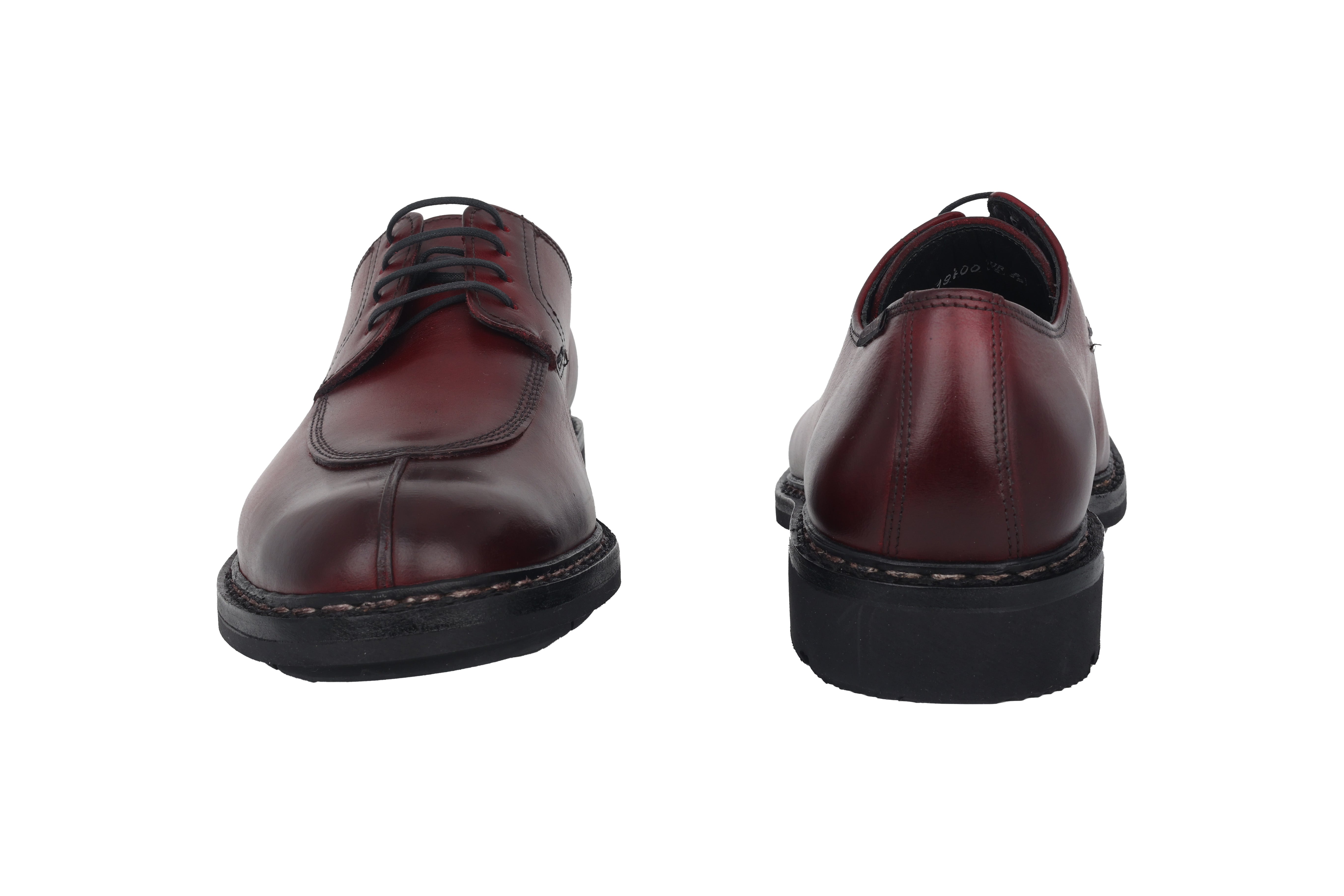 Handgefertigte Herren-Schnürschuhe 'Sandro' - Rot