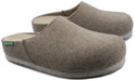 Mephisto PADDI sandal/clog for men - warm grey - felt - ChaplinshoesMephisto PADDI sandal/clog for men - warm grey - feltMephisto