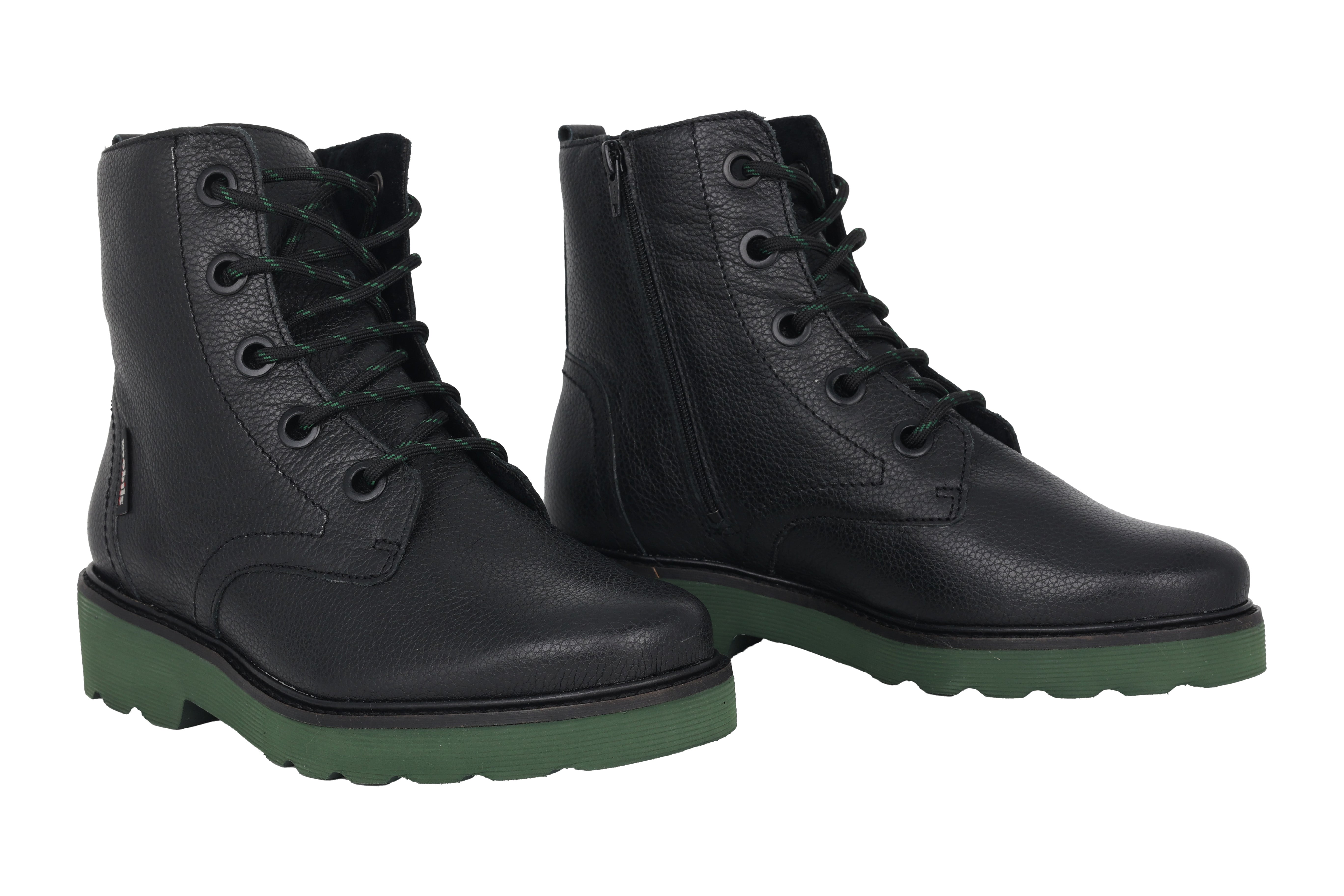 'Odalia' ergonomisk støvle med bred pasform (H) - Sort