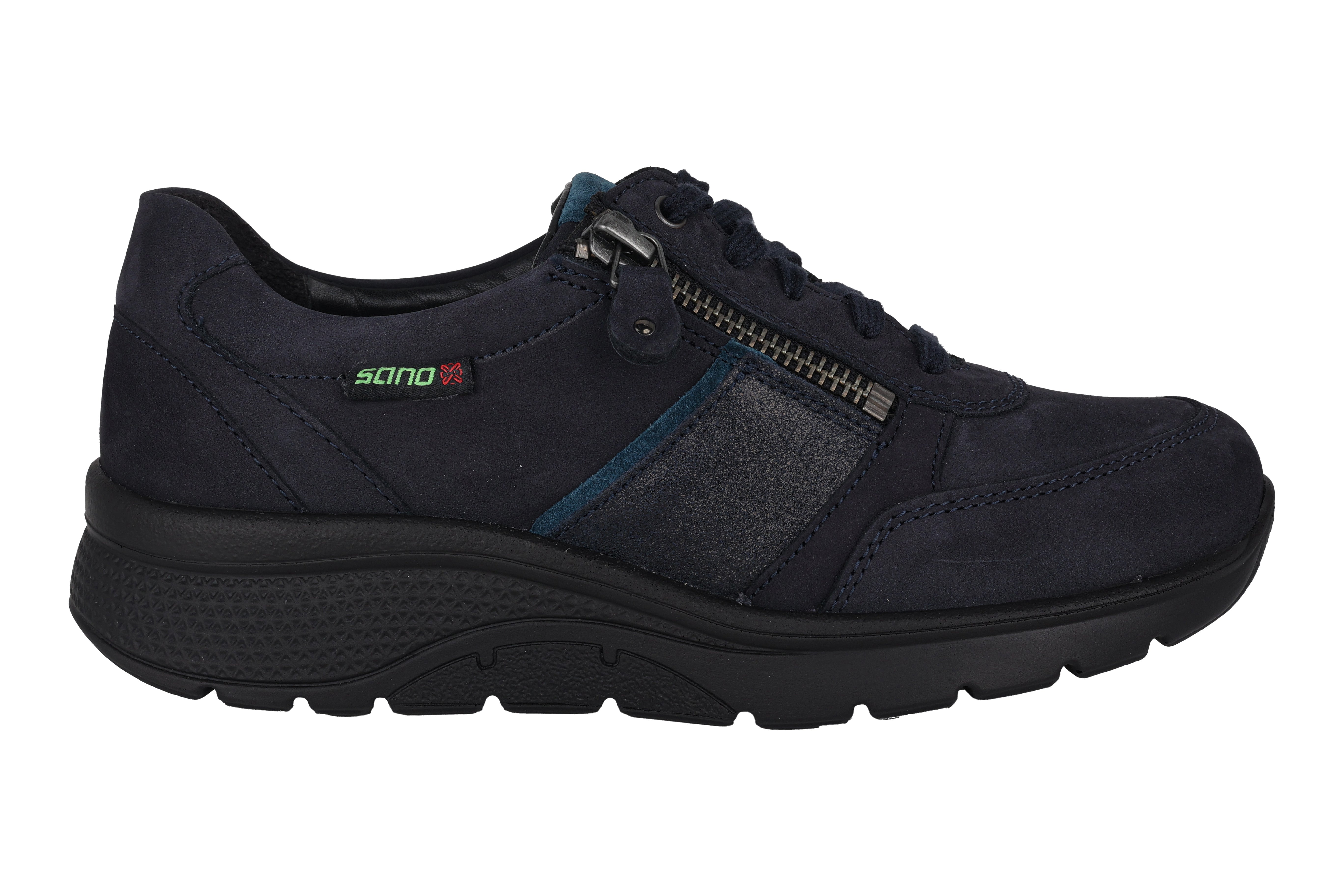 Scarpe da passeggio da donna con vestibilità ampia (H) 'Izae' - Blu