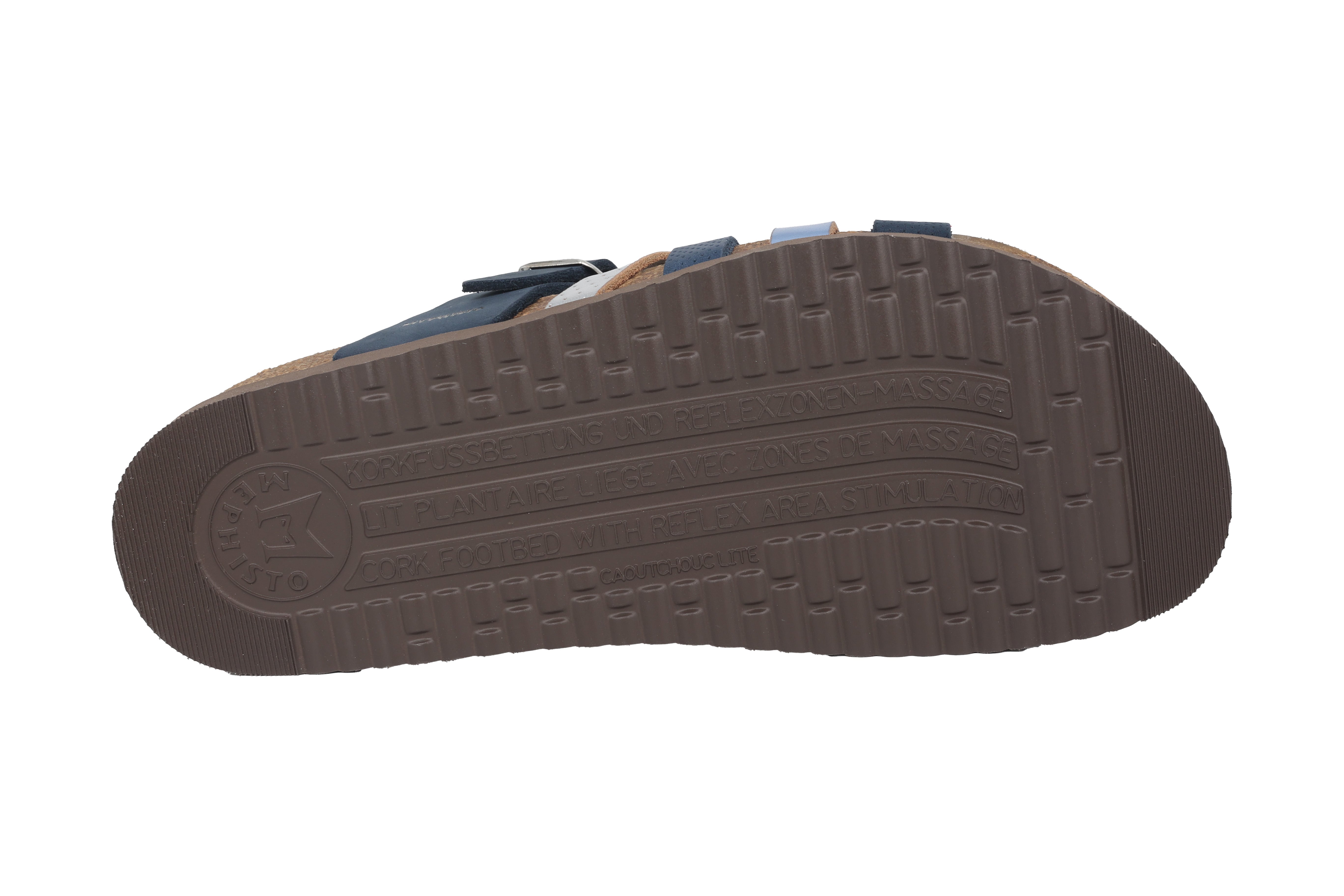 Damessandaal 'Huleda' - blauw mix