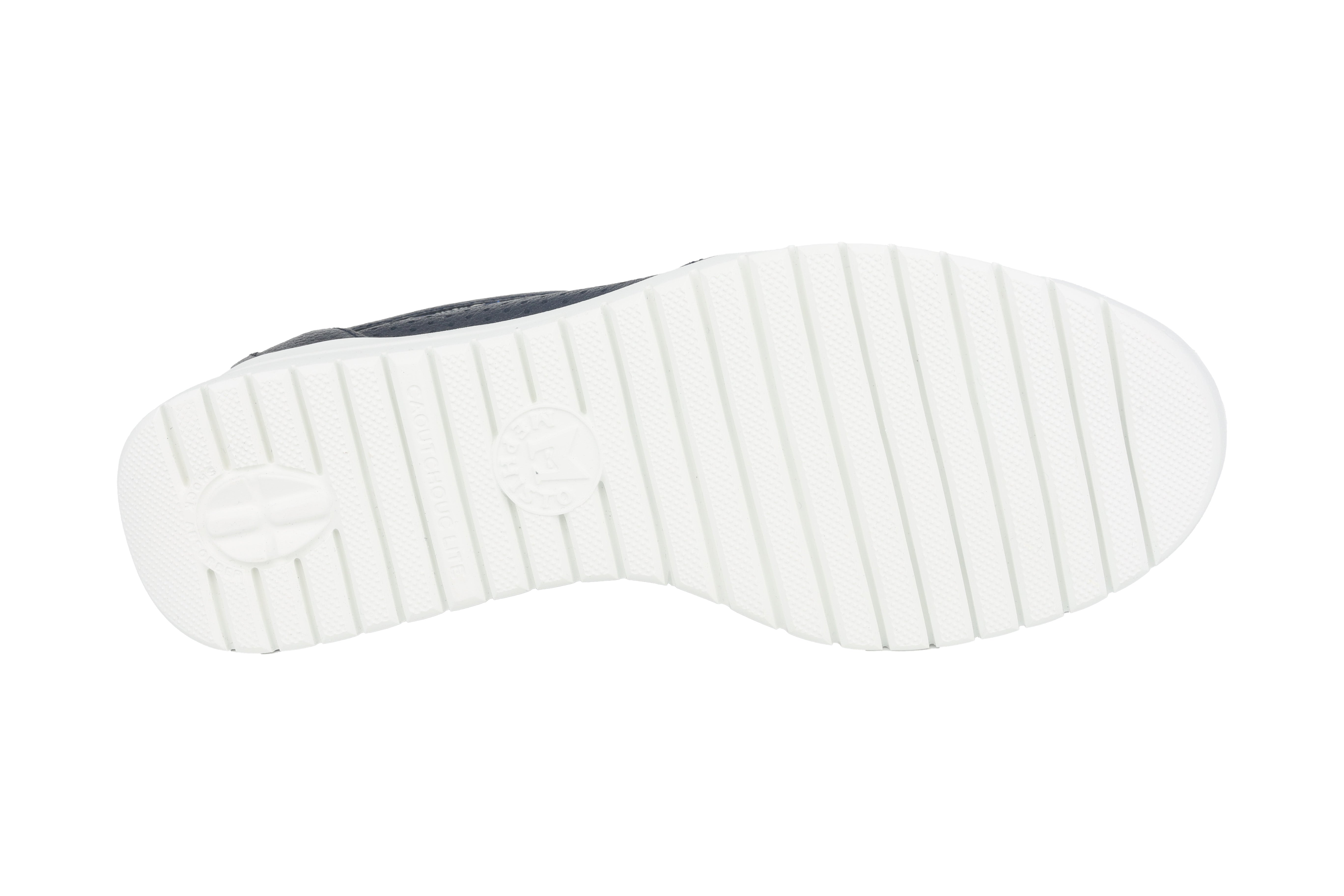 'Isa Perf' damesschoen met geperforeerde sleehak - blauw