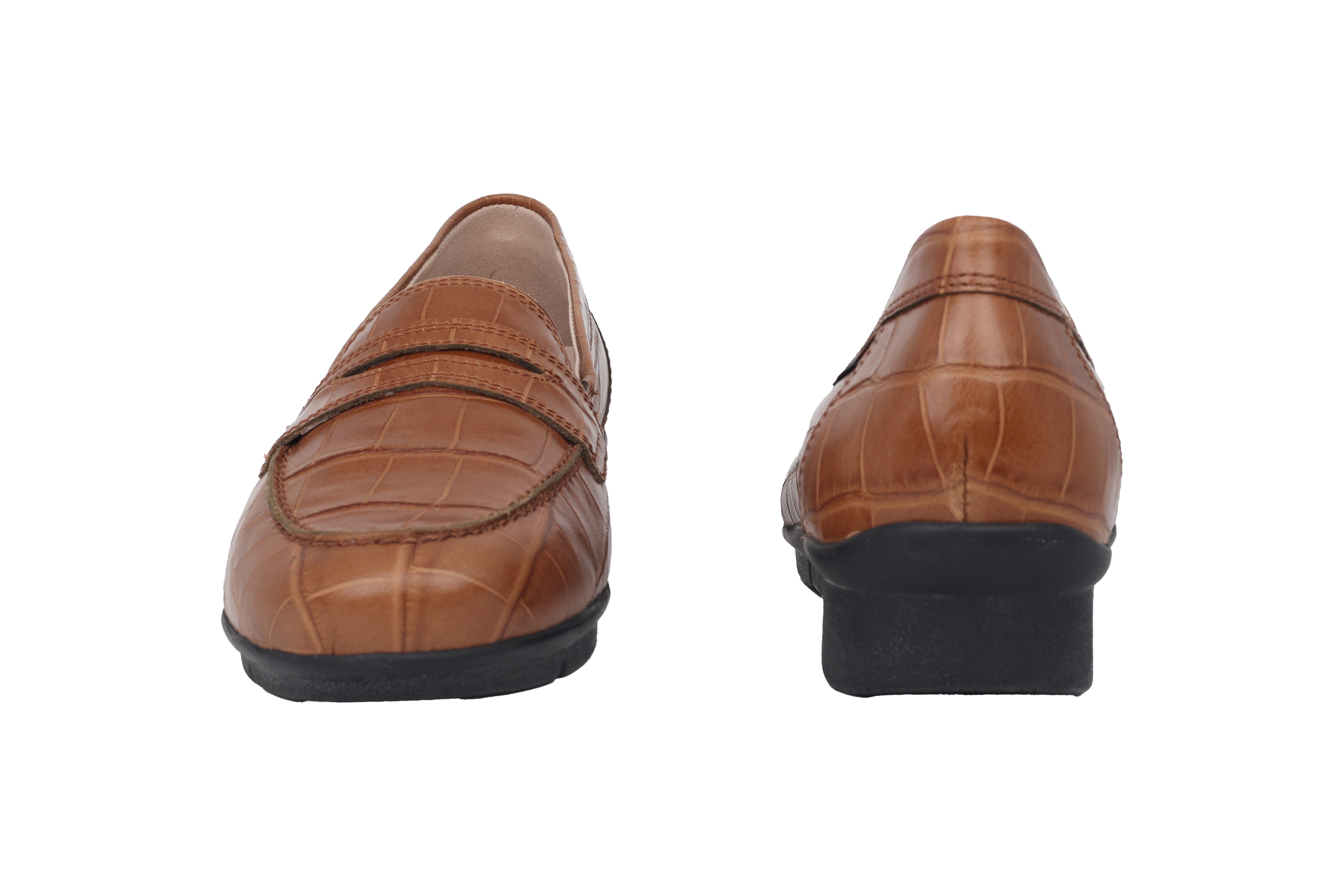 Mocassin femme 'Diva' - Marron noisette