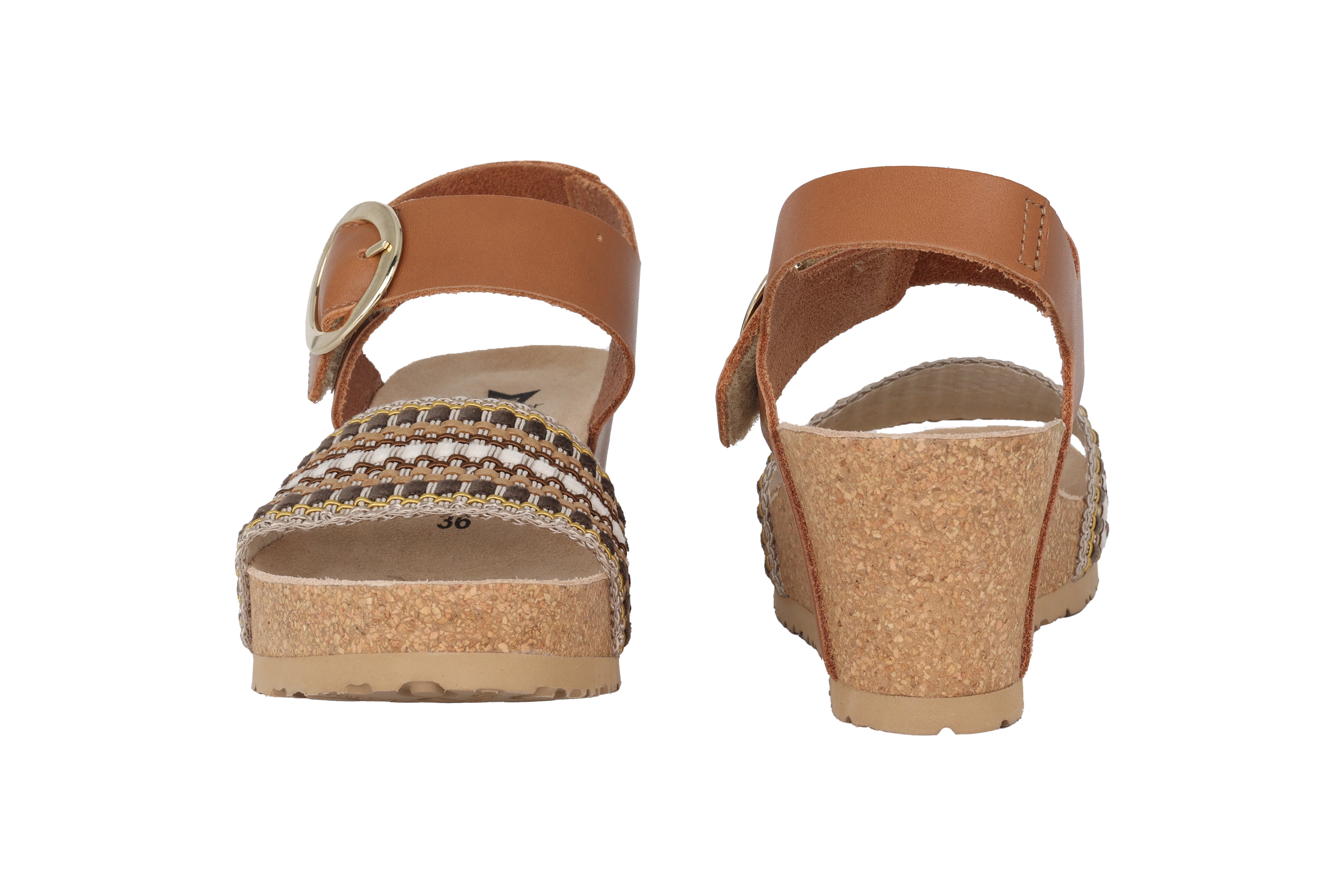 Sandale femme 'Laure' - Marron