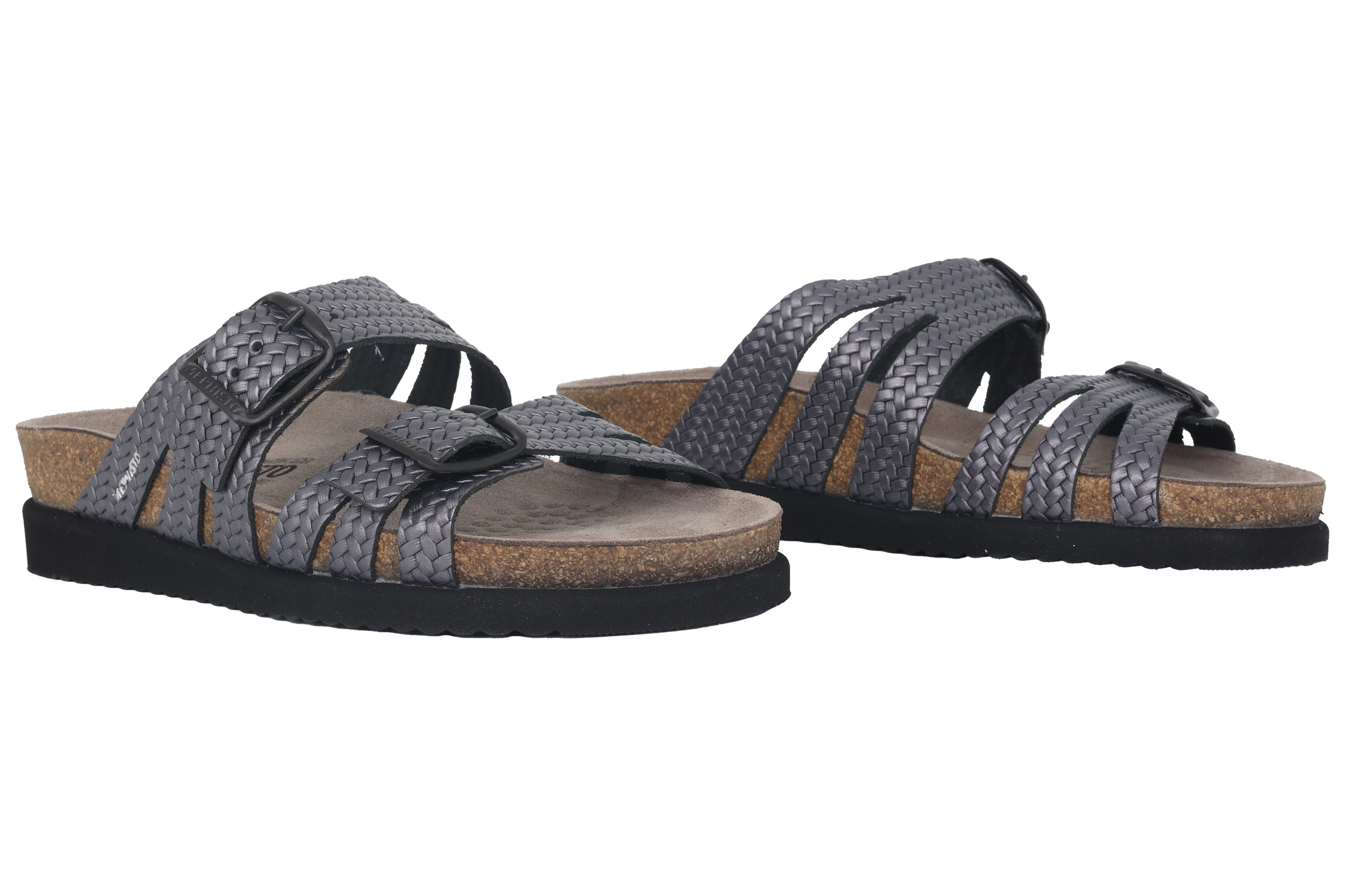 Dámský ortopedický dvoupáskový sandál 'Helisa' - šedý