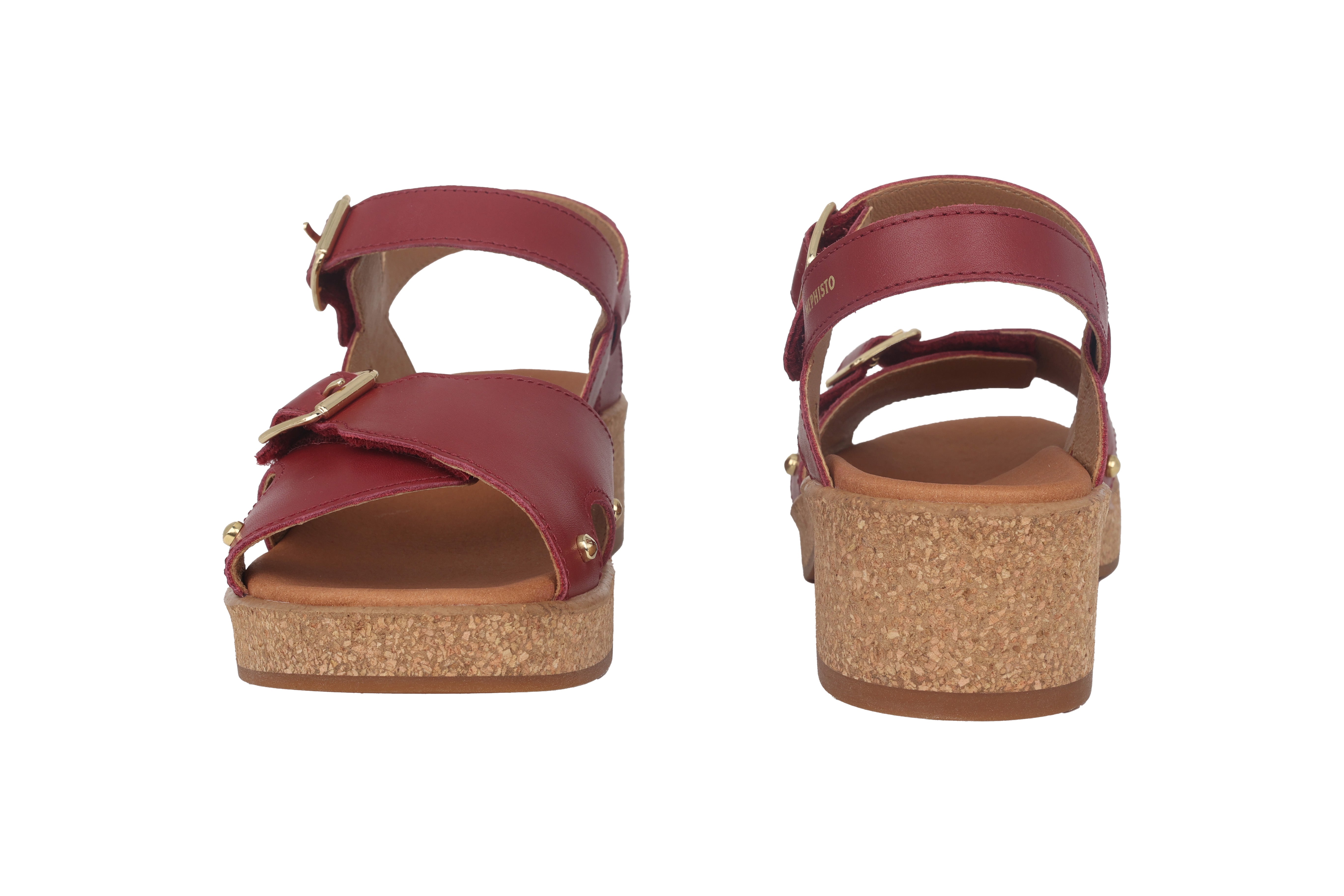 'Fedora' women's sandal - red