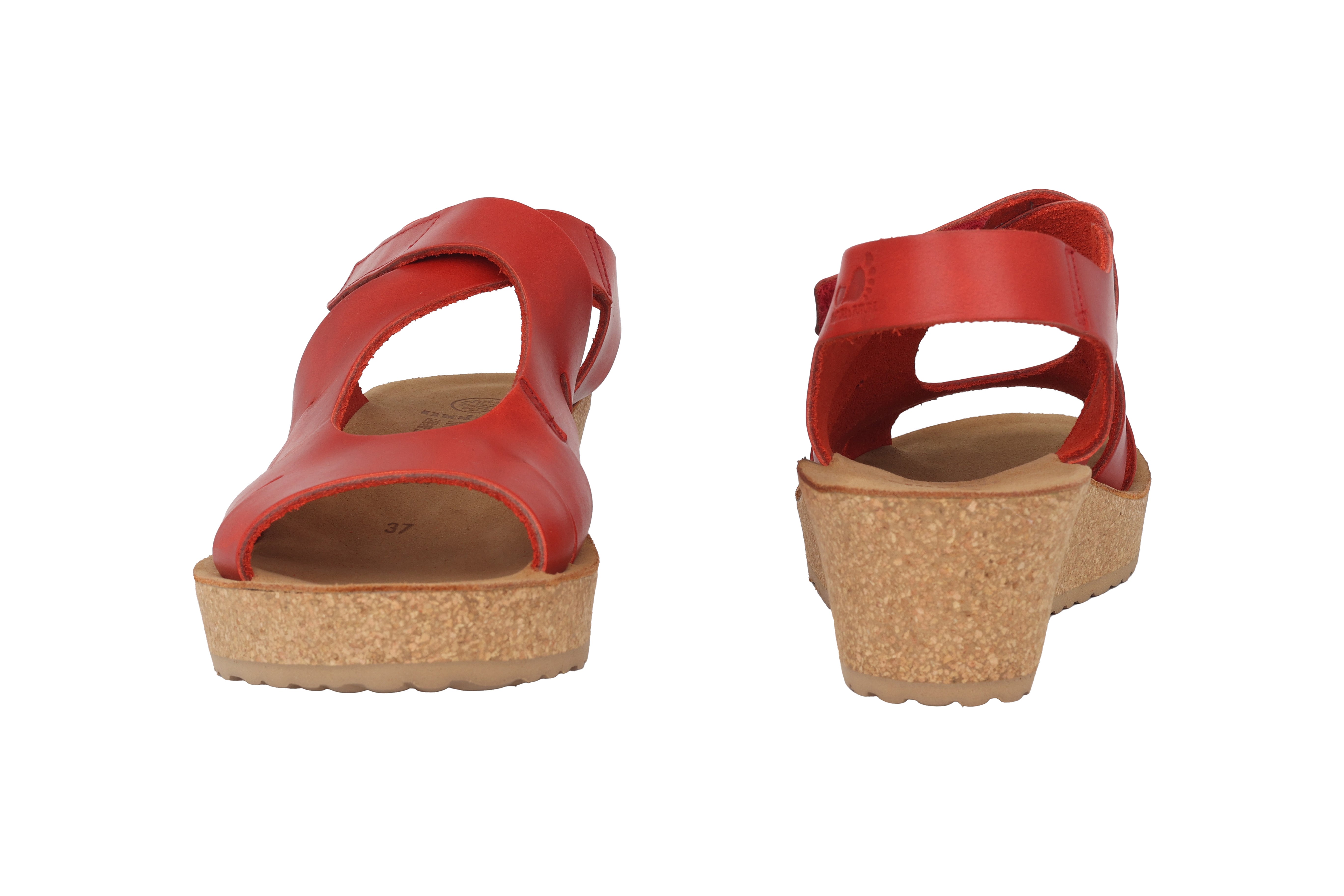 NATURE IS FUTURE damessandaal 'Misha' - Rood