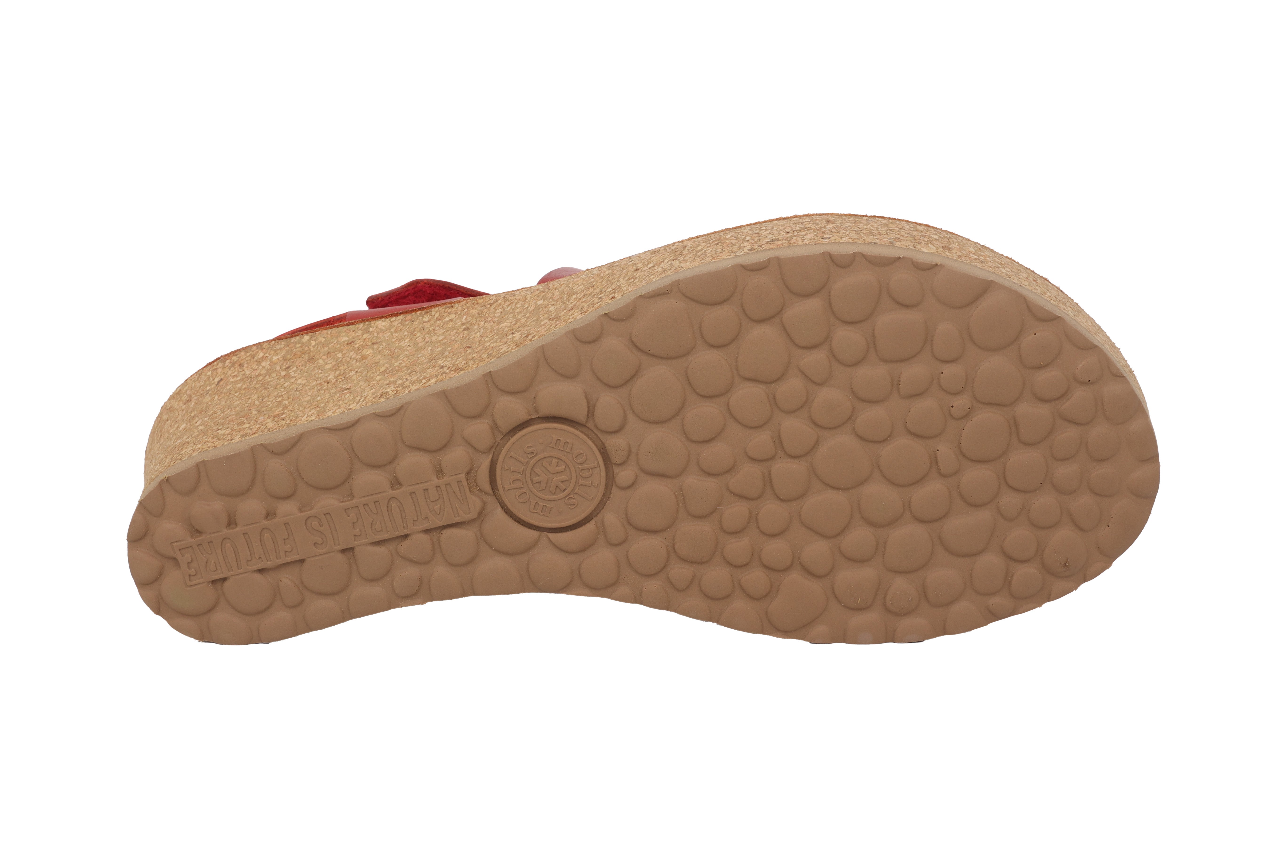 NATURE IS FUTURE damessandaal 'Misha' - Rood