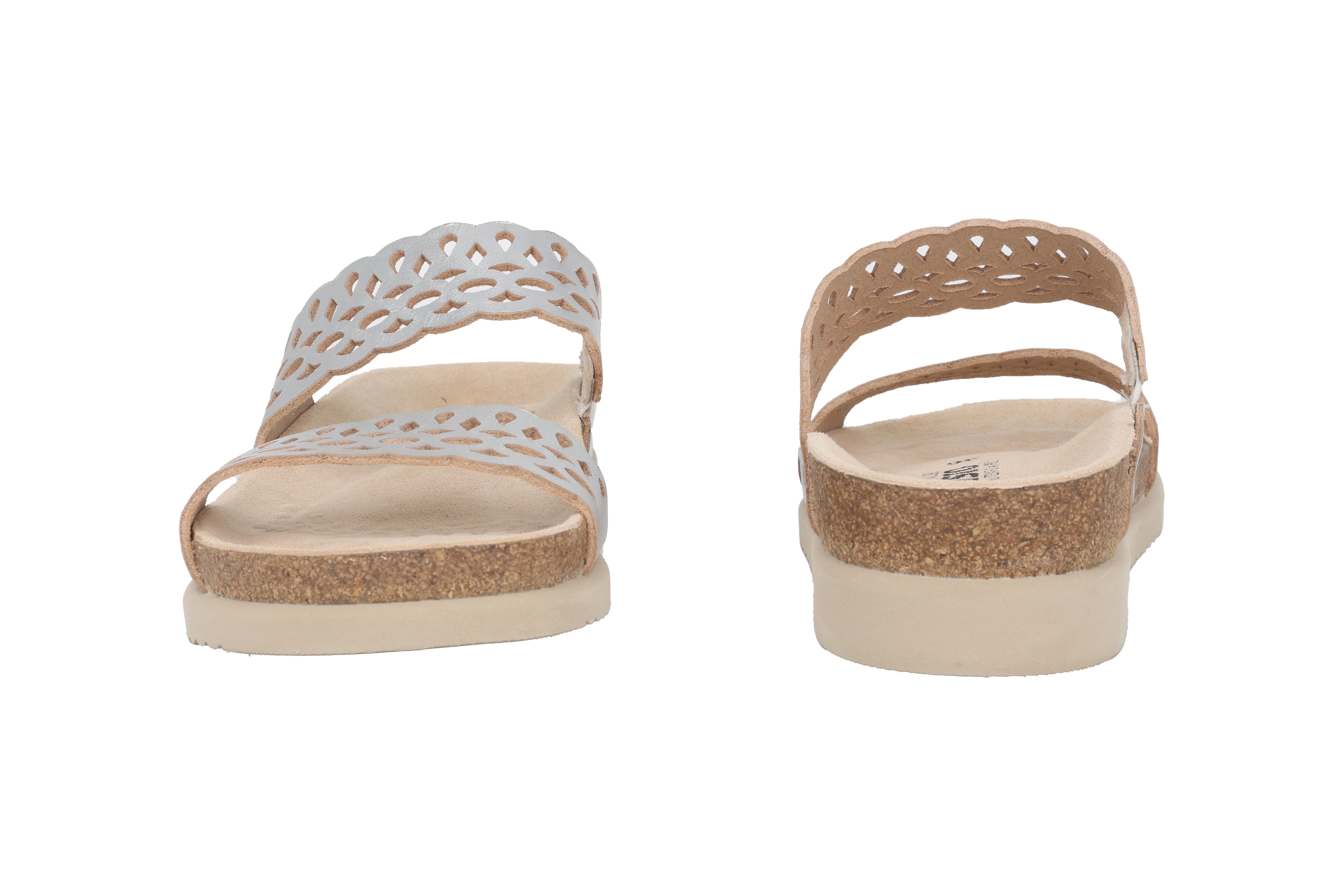 'Hennie' women's slide sandal - silver