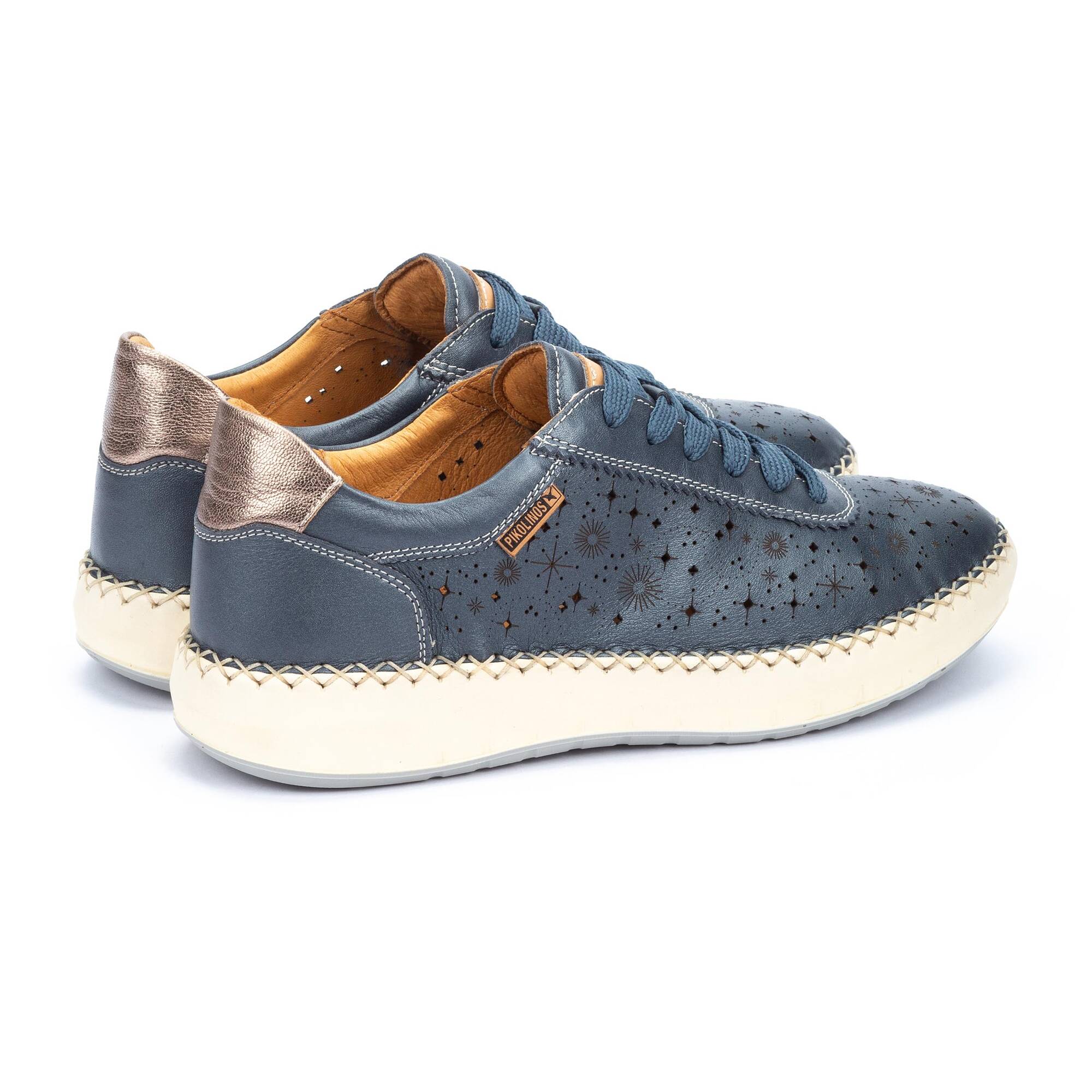 Sneaker estiva traforata da donna 'Mesina' - Blu - ChaplinshoesSneaker estiva traforata da donna 'Mesina' - BluPikolinos
