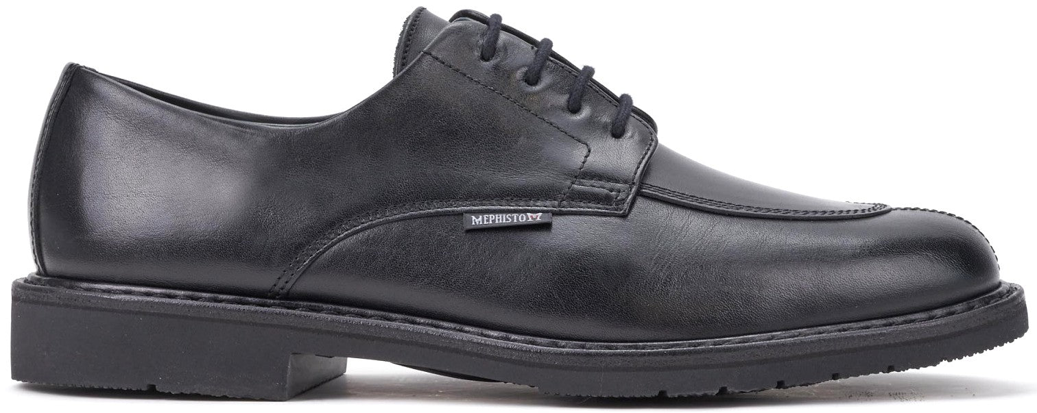 Zapato con cordones hecho a mano 'Mike' Goodyear para hombre - Negro - ChaplinshoesZapato con cordones hecho a mano 'Nike' Goodyear para hombre - Negro Mephisto