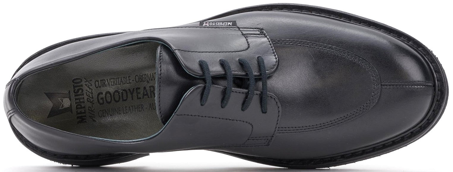 Zapato con cordones hecho a mano 'Mike' Goodyear para hombre - Negro - ChaplinshoesZapato con cordones hecho a mano 'Nike' Goodyear para hombre - Negro Mephisto