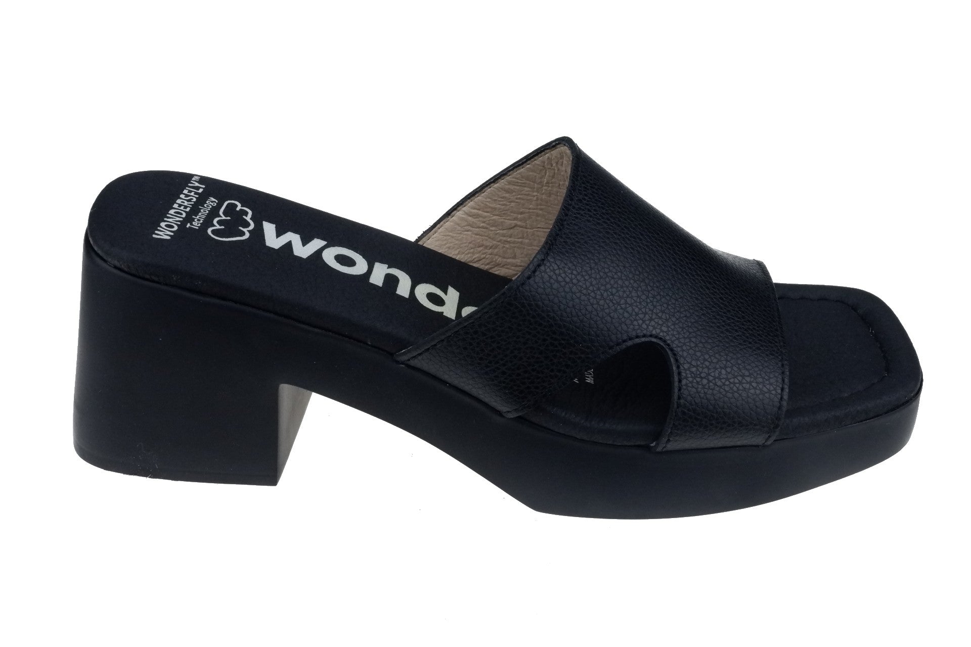 Damessandaal 'Motel' - Zwart - ChaplinshoesDamessandaal 'Motel' - BlackWonders