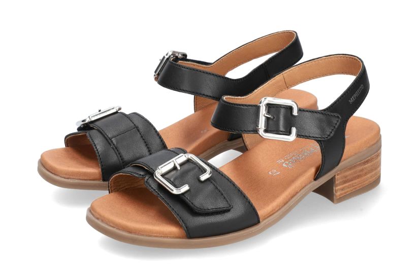 Damessandaal 'Nadyne' - zwart - ChaplinshoesDamessandaal 'Nadyne' - zwartMephisto