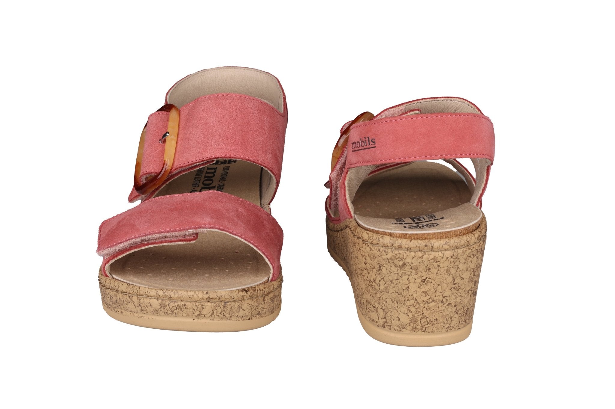 Sandalo ergonomico da donna "Nasma" vestibilità ampia (H) - rosa - ChaplinshoesSandalo ergonomico da donna con vestibilità ampia (H) "Nasma" - rosaMephisto