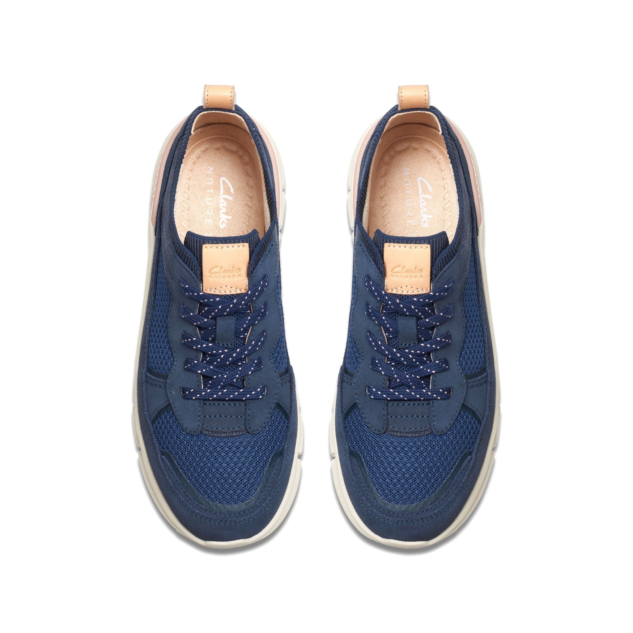 'Nature X Cove' dames wandelsneakers - Blauw - Chaplinshoes'Nature X Cove' dames wandelsneakers - BlueClarks