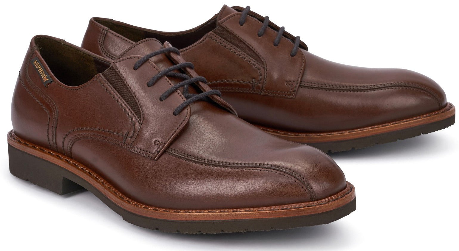 'Nelson' men's goodyear handmade lace - up shoe - Brown - Chaplinshoes'Nelson' men's goodyear handmade lace - up shoe - BrownMephisto