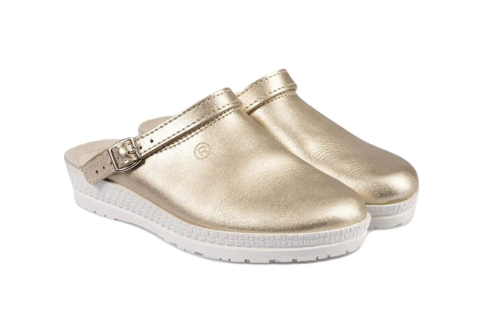 Dames outdoor 'Neustadt - D' slipper - Goud - Chaplinshoes'Neustadt - D' dames outdoor slipper - GoudRohde