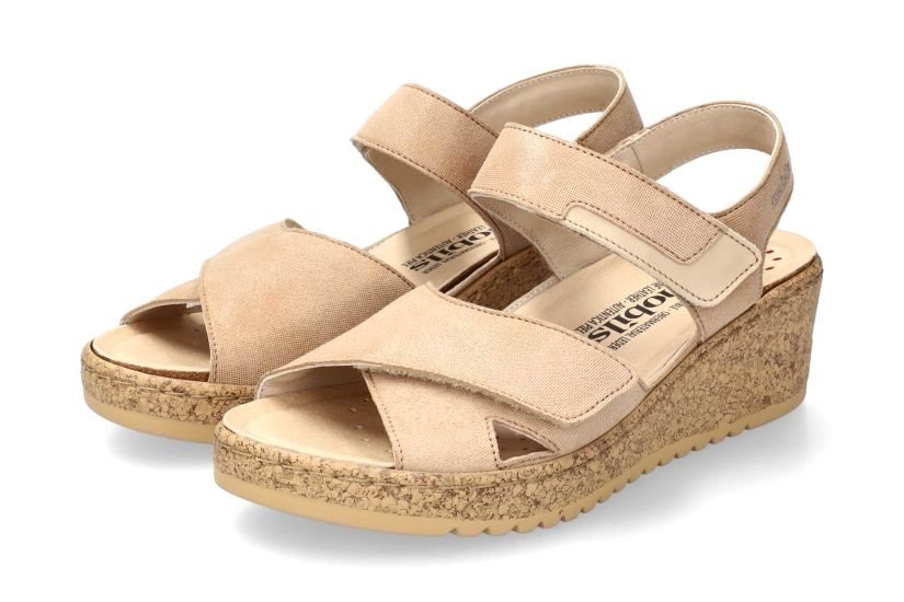 'Noor' women's ergonomic wide fit (H) sandal - Beige - Chaplinshoes'Noor' women's ergonomic wide fit (H) sandal - BeigeMephisto