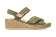 Sandalo ergonomico da donna vestibilità ampia (H) 'Noor' - Verde - ChaplinshoesSandalo ergonomico da donna con vestibilità ampia (H) 'Noor' - GreenMephisto