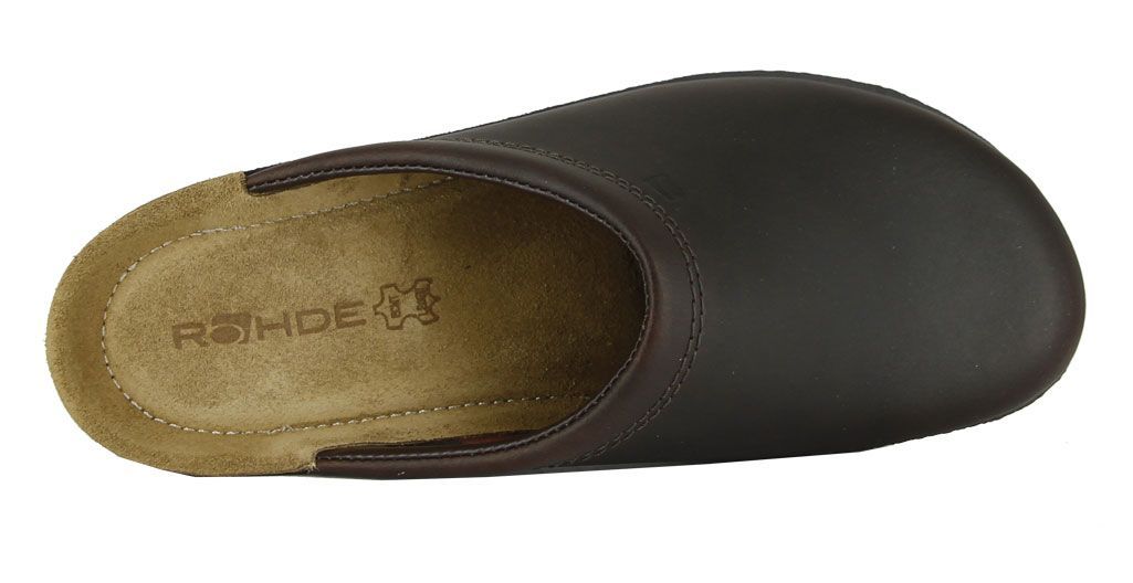 'Nuestadt' men's wide - fit (H) clog - Brown - Chaplinshoes'Nuestadt' men's wide - fit (H) clog - BrownRohde