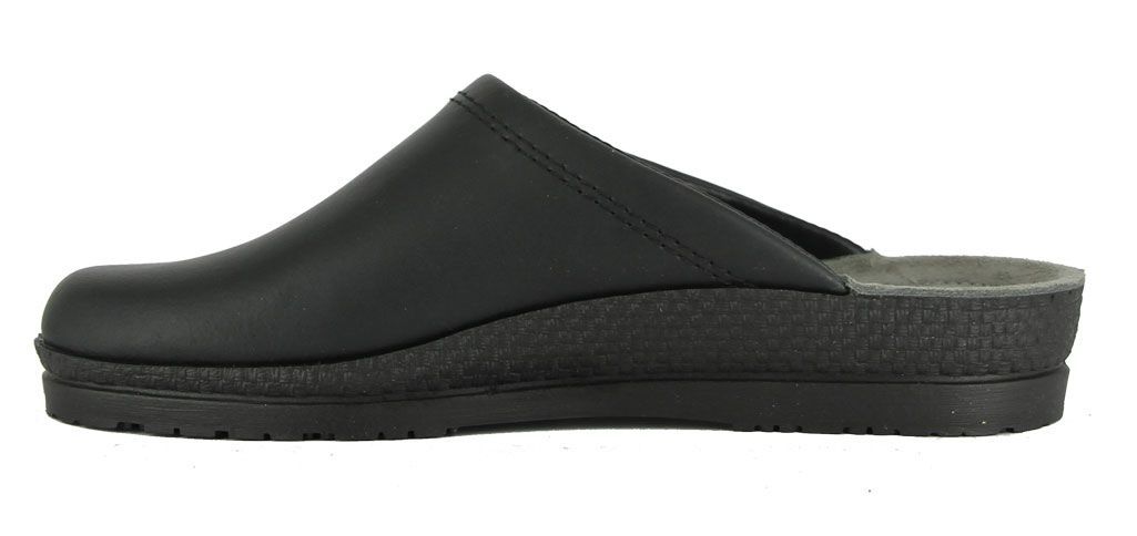 'Nuestadt' men's wide fit (H) clogs - Black - Chaplinshoes'Nuestadt' men's wide fit (H) clogs - BlackRohde