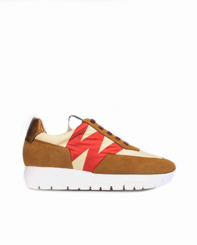 'Odisei' women's sneaker - brown mix - Chaplinshoes'Odisei' women's sneaker - brown mixWonders