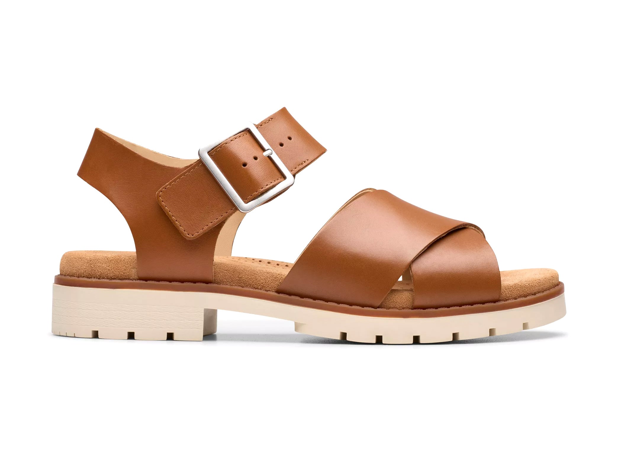 Damessandaal 'Orinoco Cross' - bruin