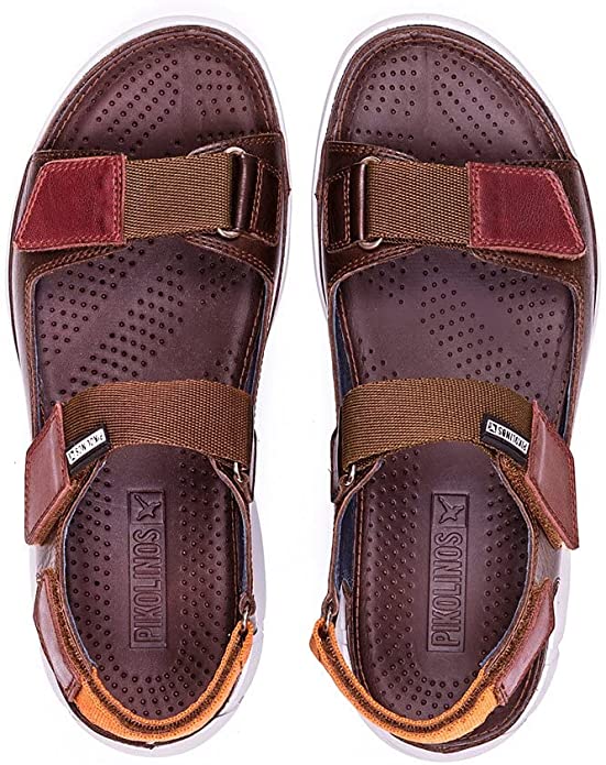 'Oropesa' men's sandal - darm brown - Chaplinshoes'Oropesa' men's sandal - darm brownPikolinos