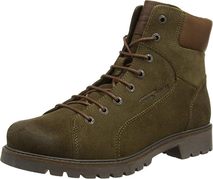 Stivale da donna con fodera calda e lacci 'Outback' - Verde - ChaplinshoesStivale da donna con fodera calda e lacci "Outback" - GreenCamel Active