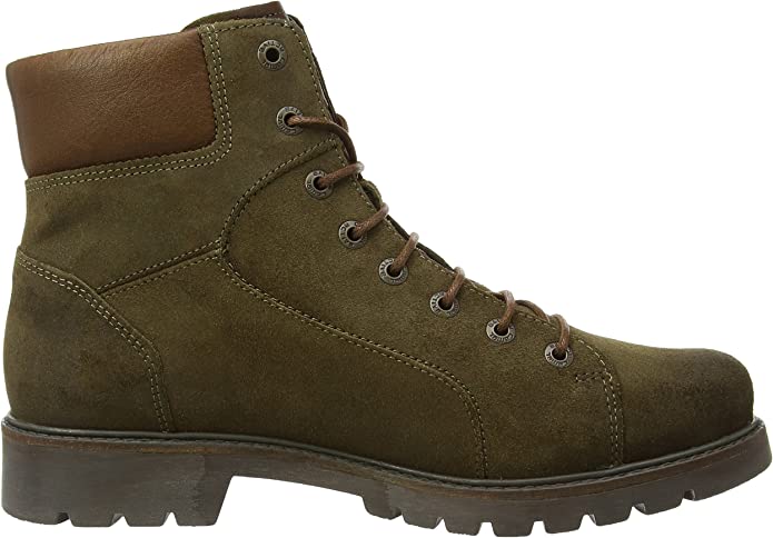 Stivale da donna con fodera calda e lacci 'Outback' - Verde - ChaplinshoesStivale da donna con fodera calda e lacci "Outback" - GreenCamel Active