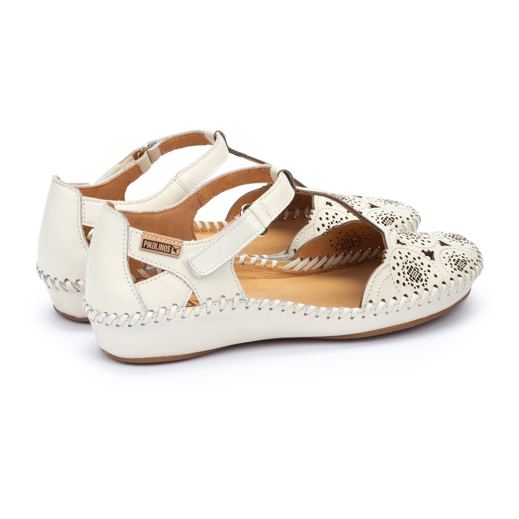 'P. Vallarta' women's sandal - Off white - Chaplinshoes'P. Vallarta' women's sandal - Off whitePikolinos