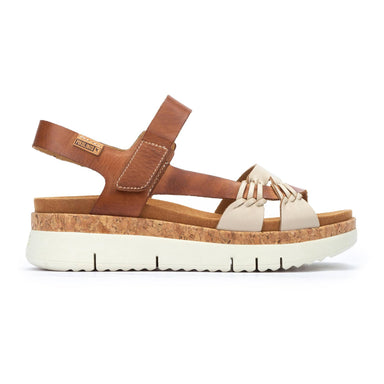 'Palma' women's sandal - brown white - Chaplinshoes'Palma' women's sandal - brown whitePikolinos