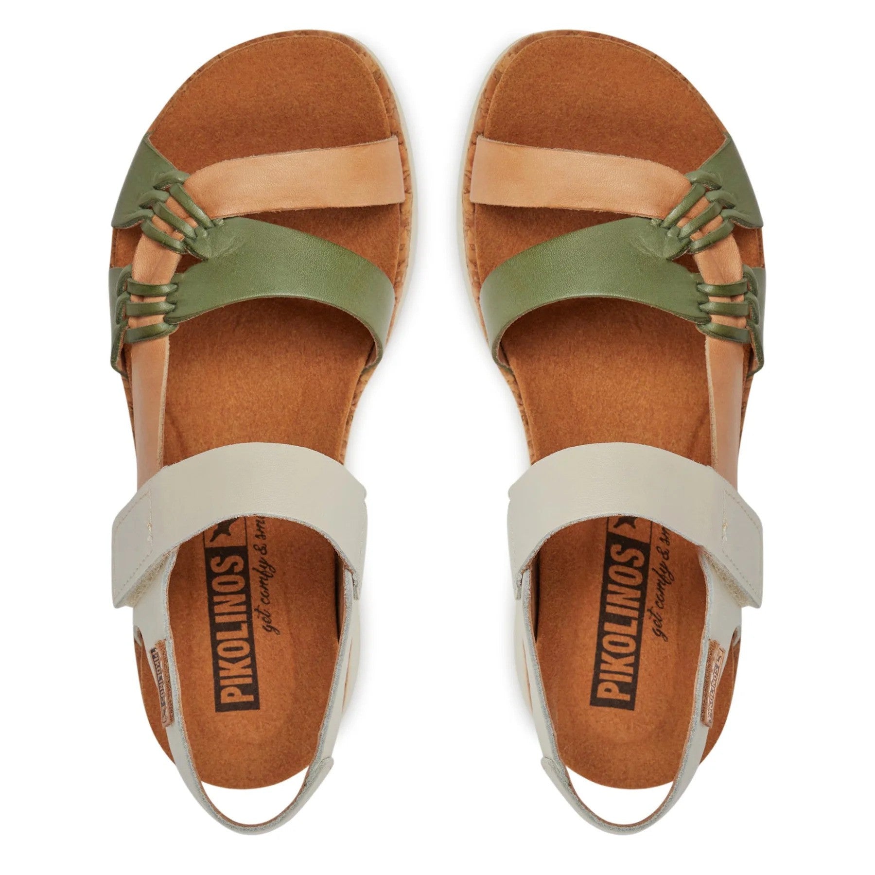 'Palma' women's sandal - green mix - Chaplinshoes'Palma' women's sandal - green mixPikolinos