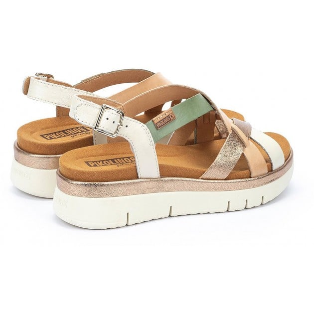 'Palma' women's sandal - white mix - Chaplinshoes'Palma' women's sandal - white mixPikolinos