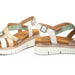 'Palma' women's sandal - white mix - Chaplinshoes'Palma' women's sandal - white mixPikolinos