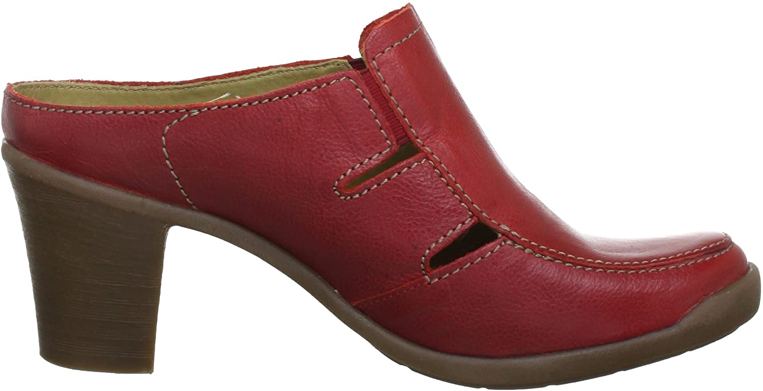 'Parma' women's clog sandal - red - Chaplinshoes'Parma' women's clog sandal - redCamel Active