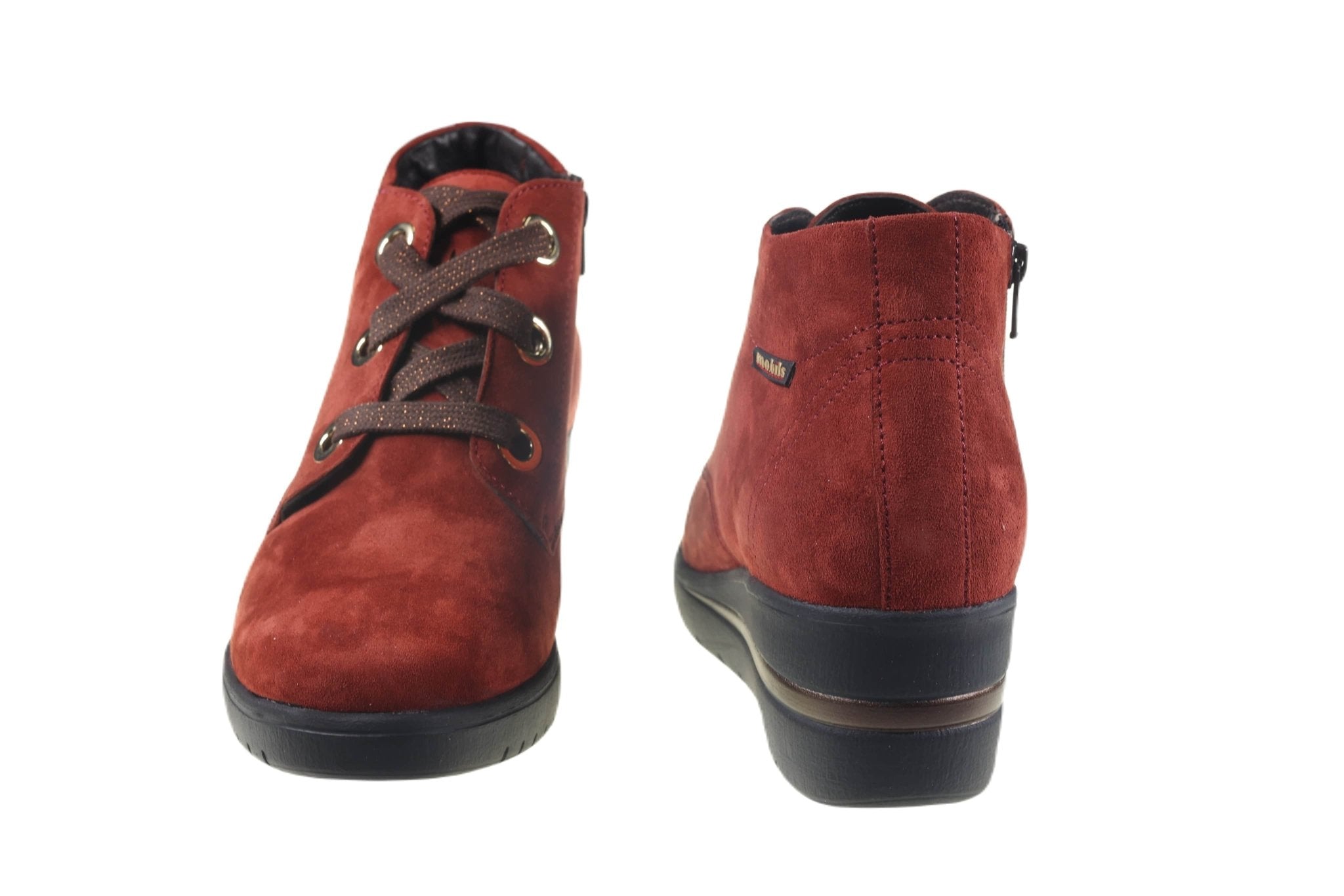 Stivale da donna wide fit (H) 'Peryne' - Rosso - ChaplinshoesStivale da donna a vestibilità ampia (H) 'Peryne' - RedMephisto