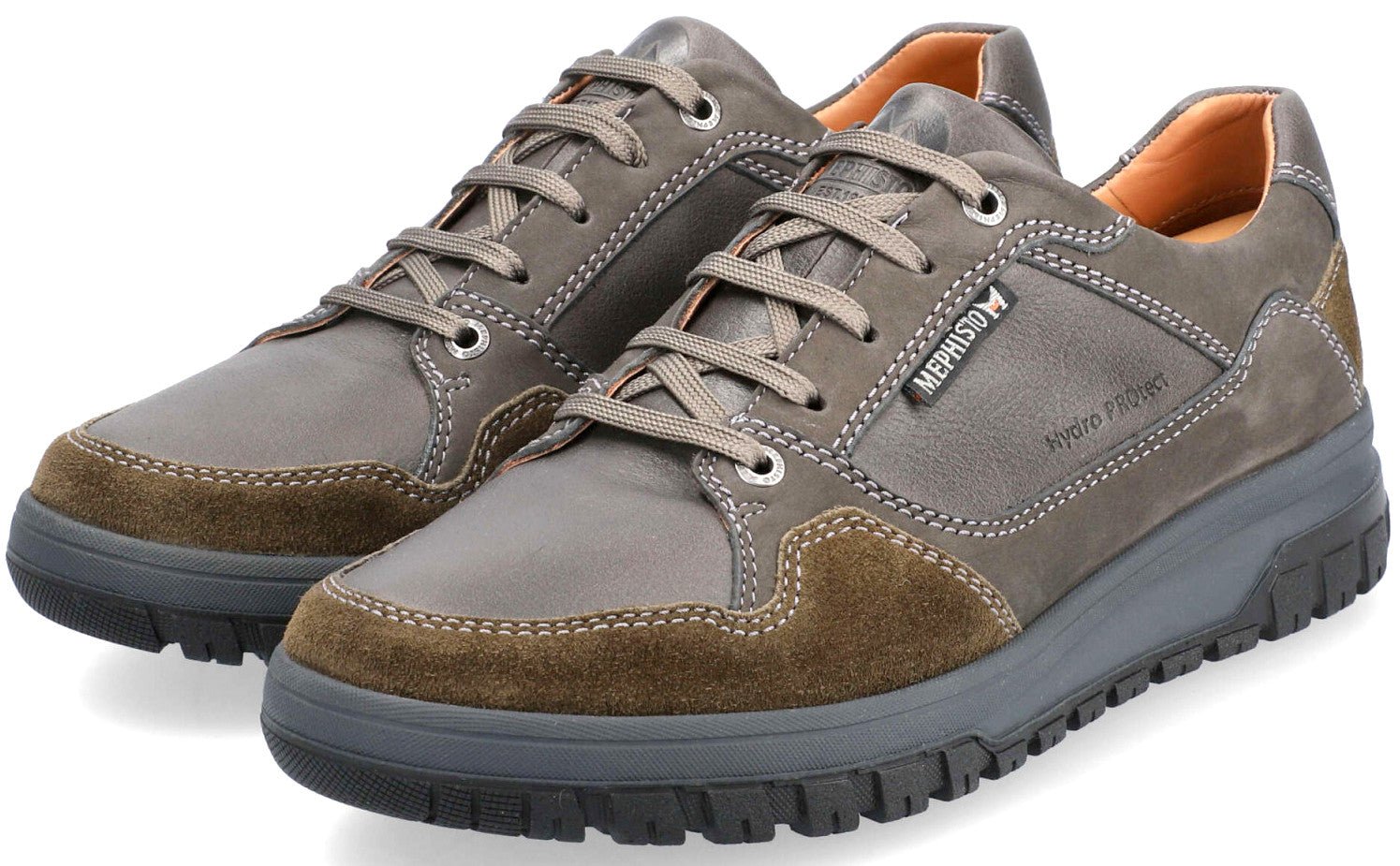 Zapato con cordones para hombre 'PHIL' - Gris verde - ChaplinshoesZapato con cordones para hombre 'PHIL' - Gris verde Mephisto
