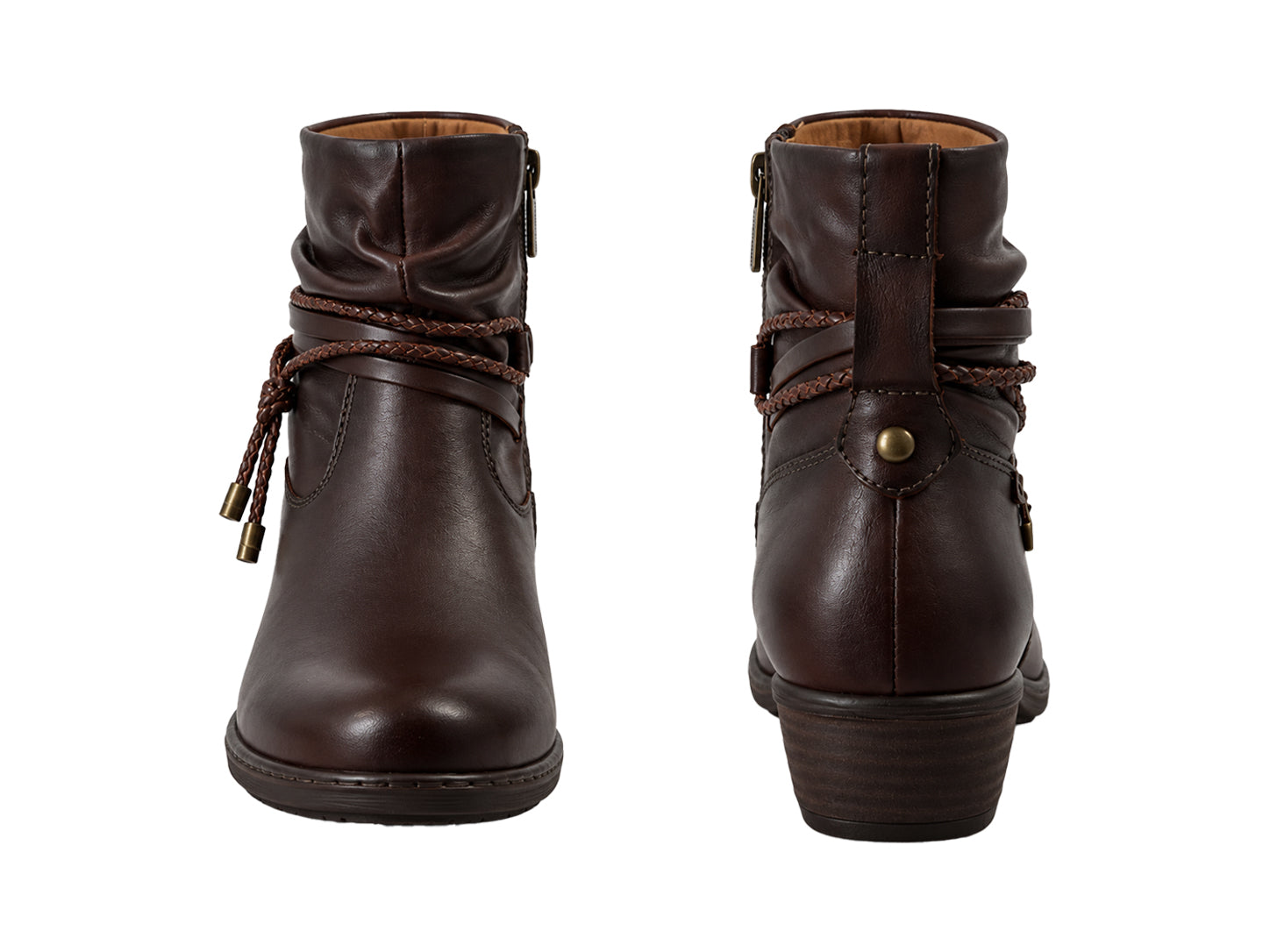'Utiel' women's ankle boot - dark brown