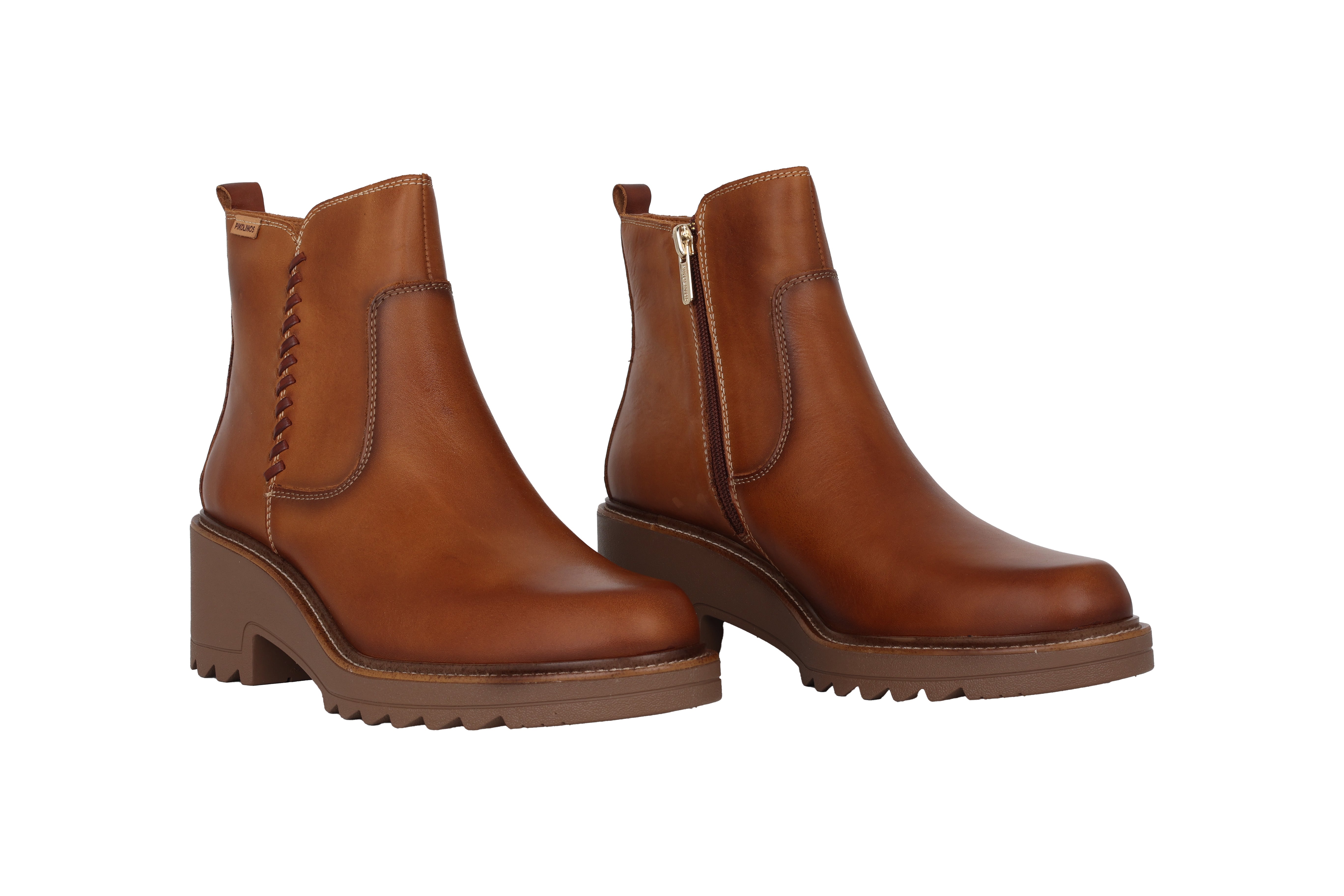 Dames enkellaars 'Alcaraz' - Bruin