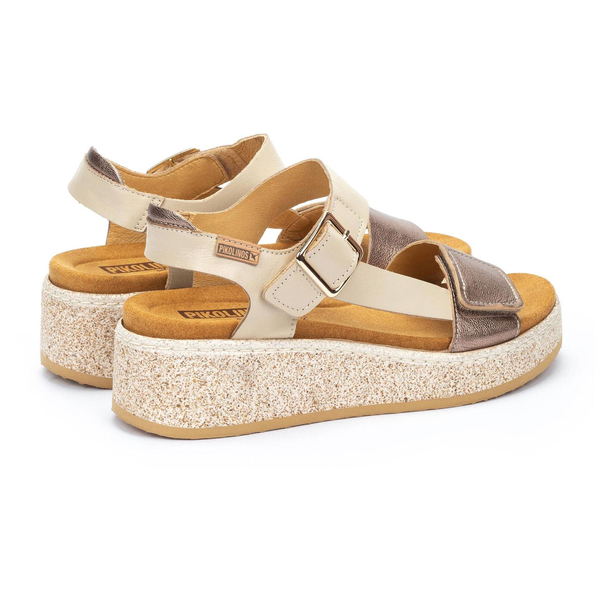 'Alzira' women's sandal - taupe