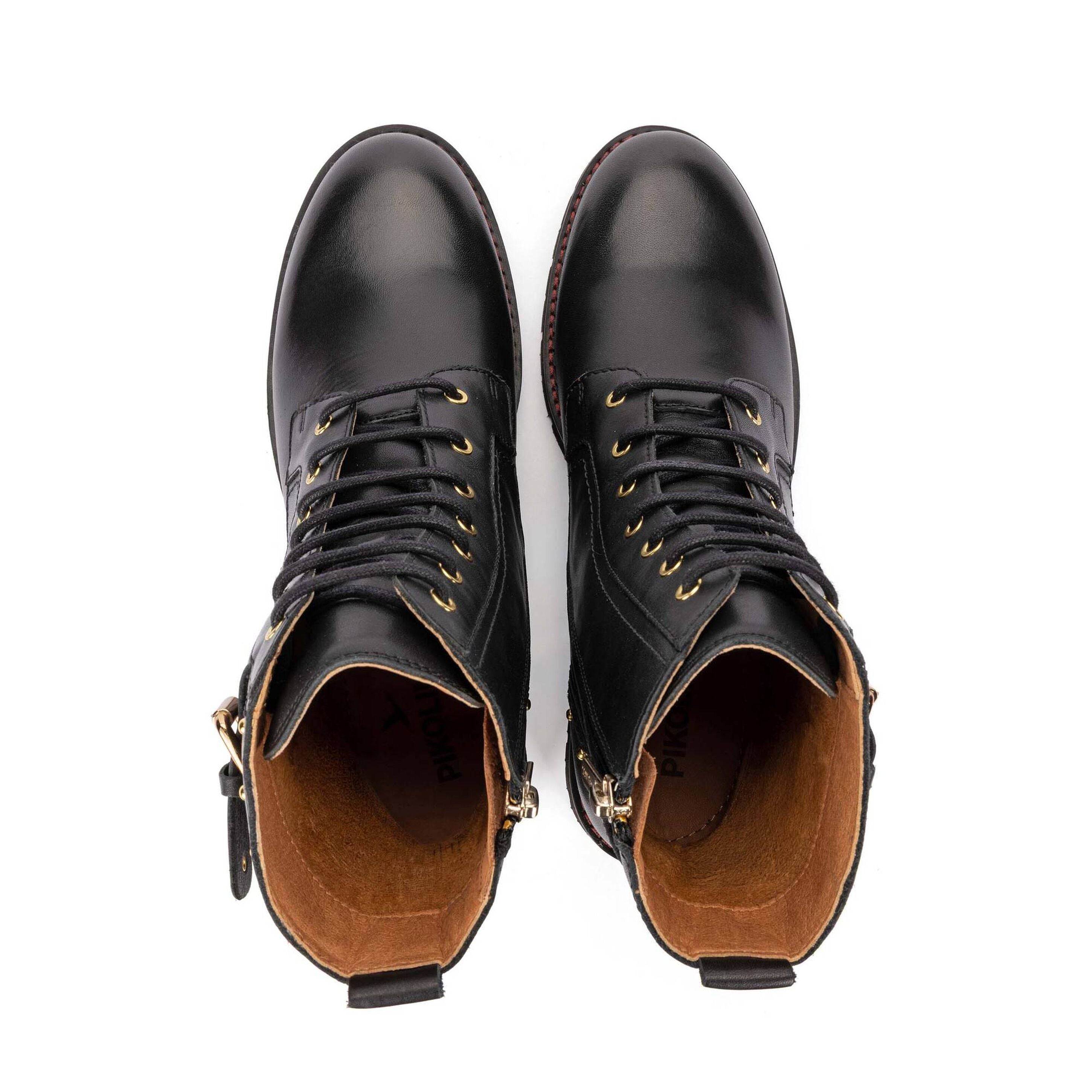 'Vicar' women's leather ankle boot - Black