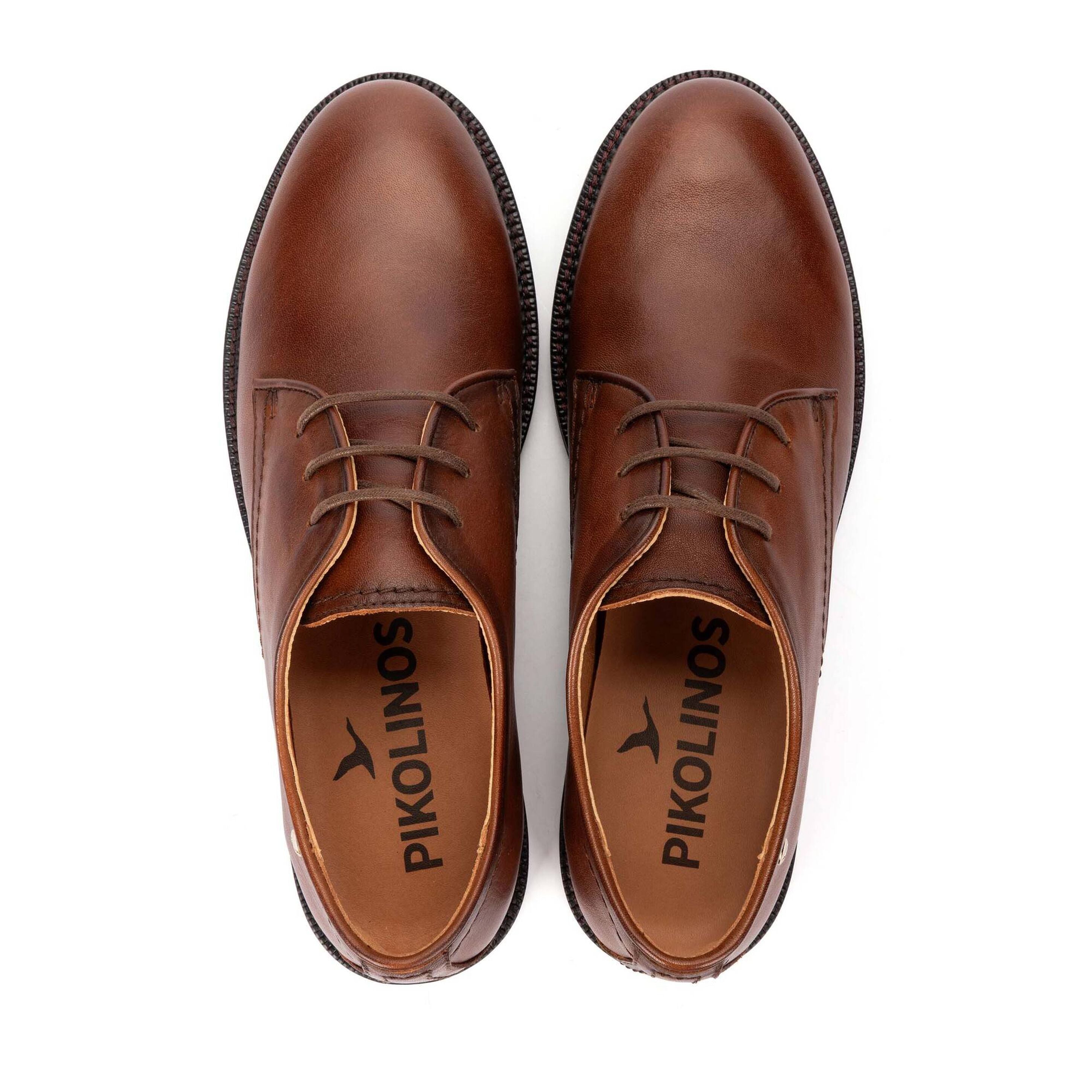 Damen-Schnürschuhe 'Deva' aus Leder - braun