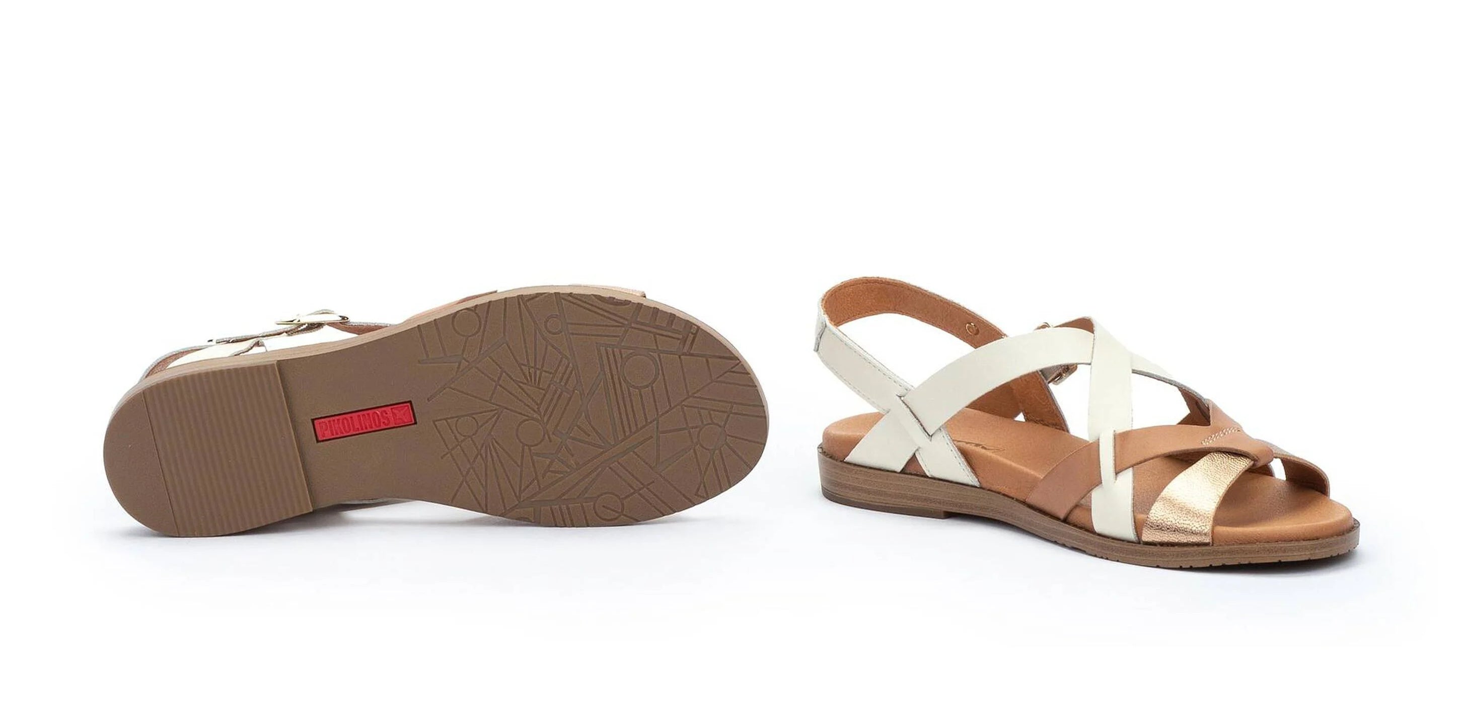 Damessandaal 'Formentera' - wit