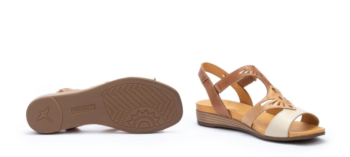 Sandalia mujer W5N-0588C1 - Mix blanco roto