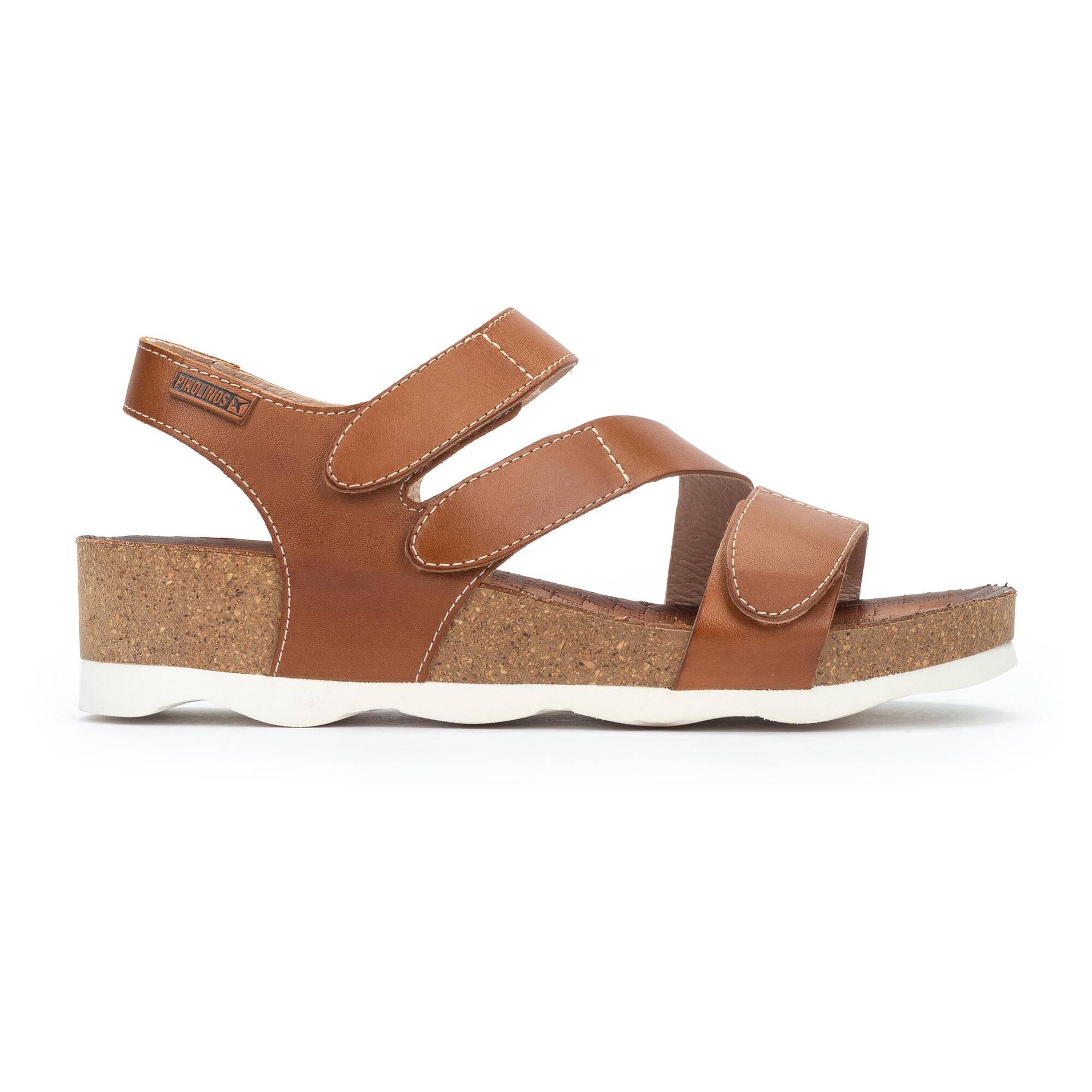 Sandale plateforme femme 'Mahon' - marron
