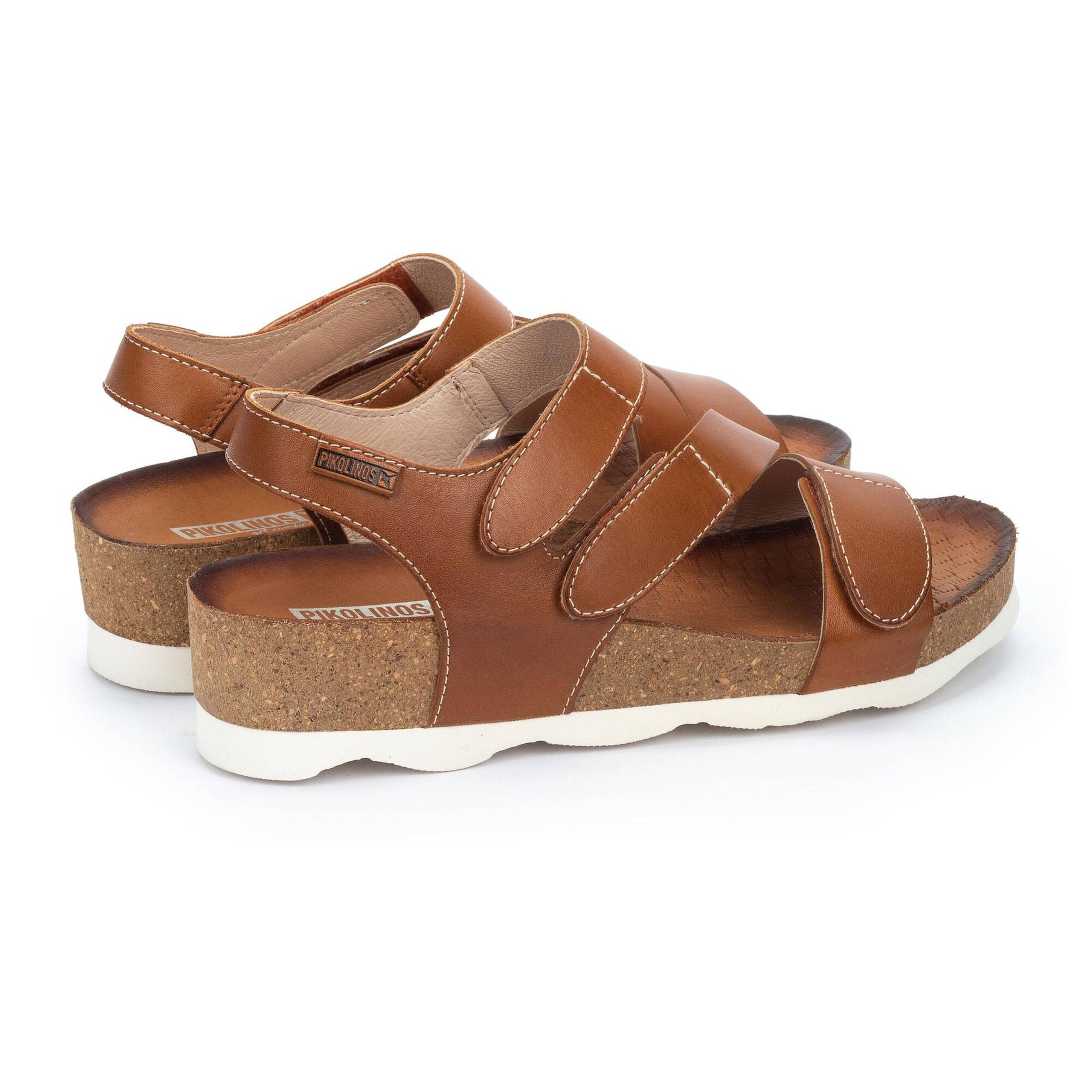 Sandale plateforme femme 'Mahon' - marron